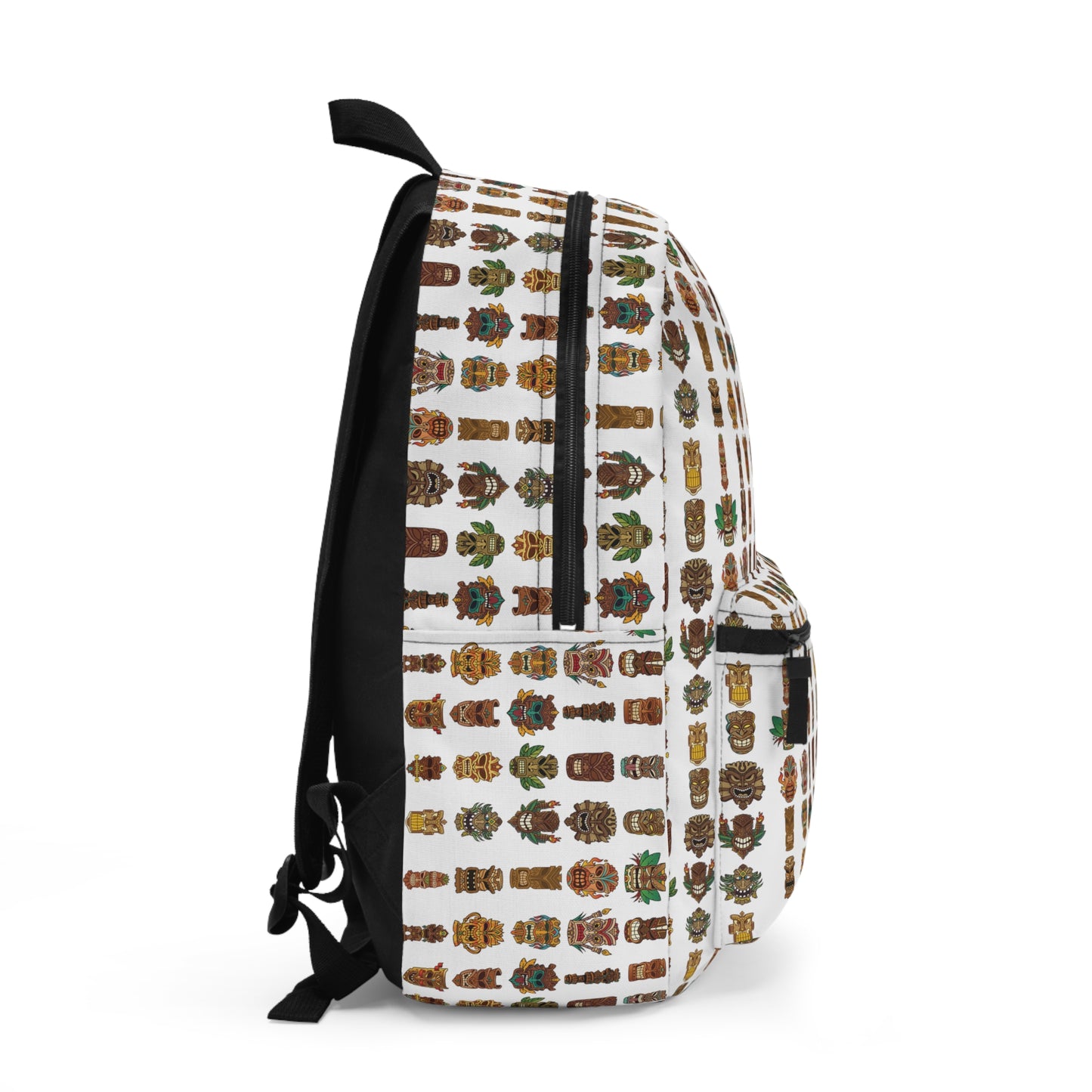 Tropical Backpack  / Tiny Tiki Dudes, White