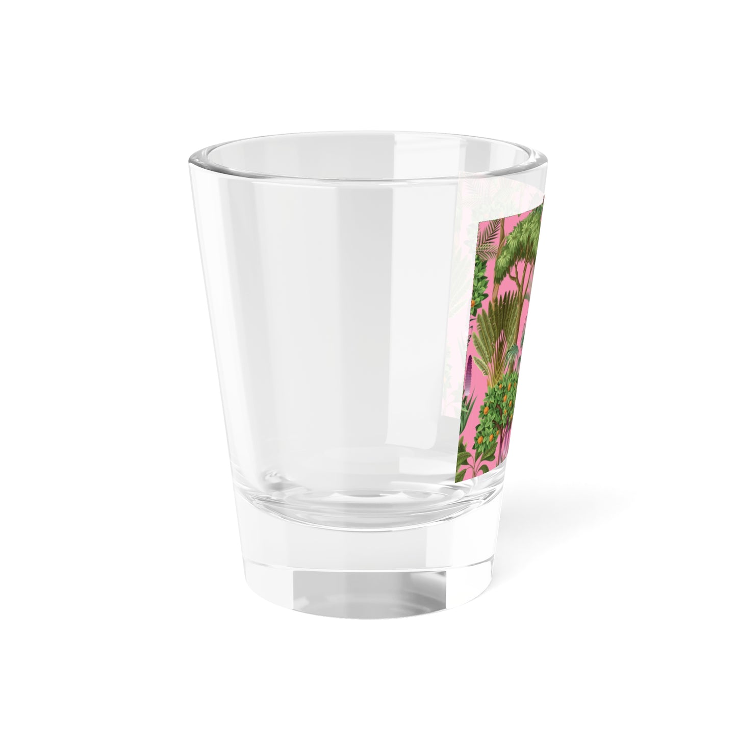 Clear Shot Glass, 1.5oz - Rainforest Pinks