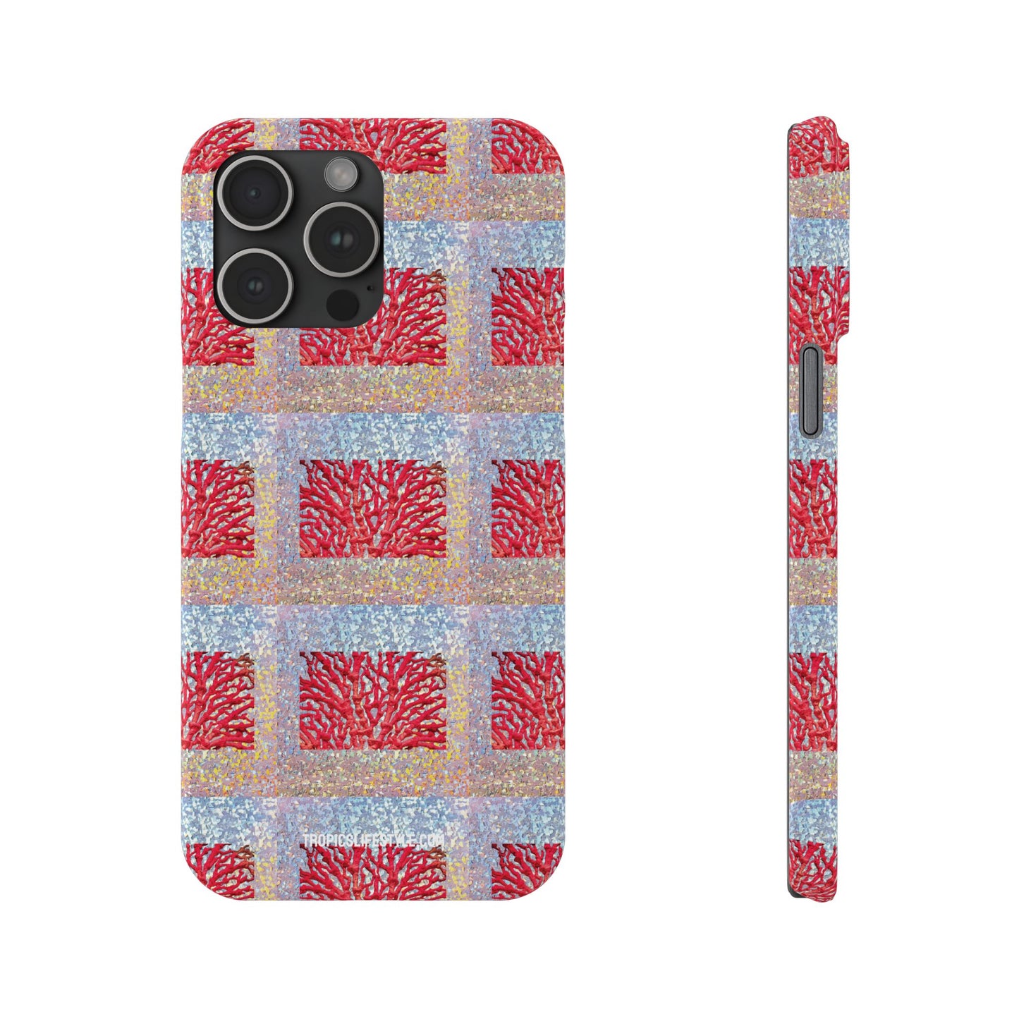 Slim Phone Cases - Disco Red Coral