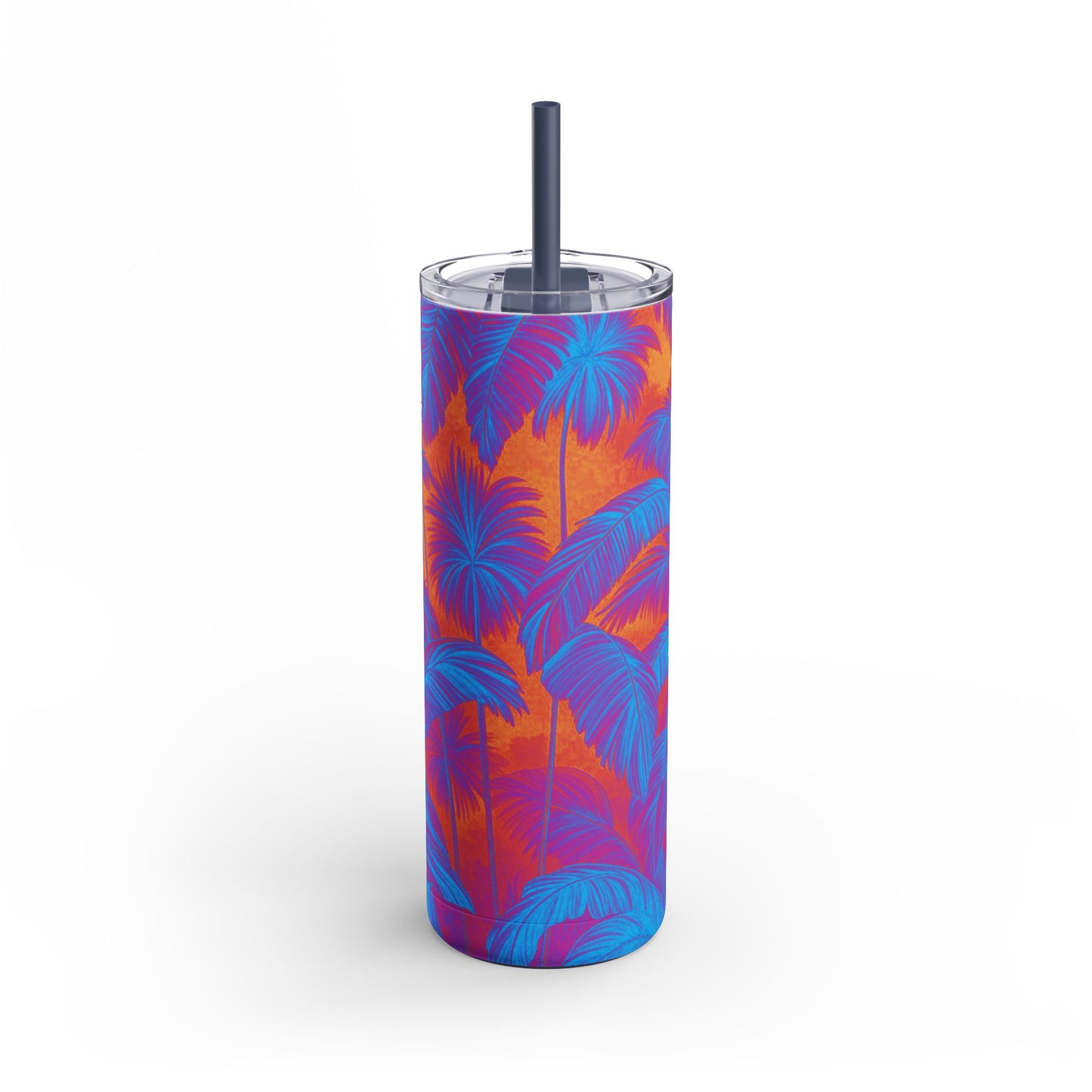 20oz Matte Tumbler, 7 Colors - Stylish Travel Cup - Palm Serenity, Heatwave