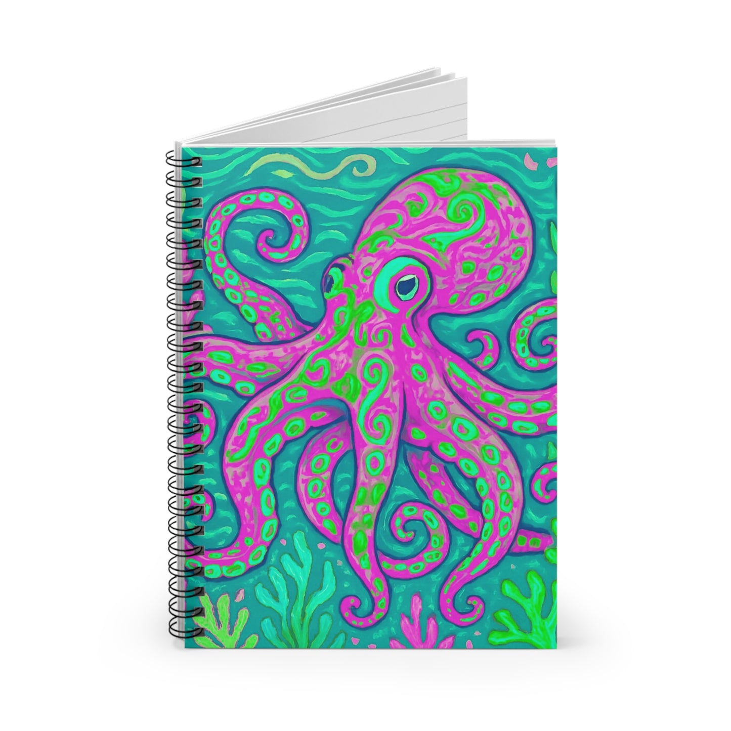 Spiral Notebook - Purple Kraken Joe