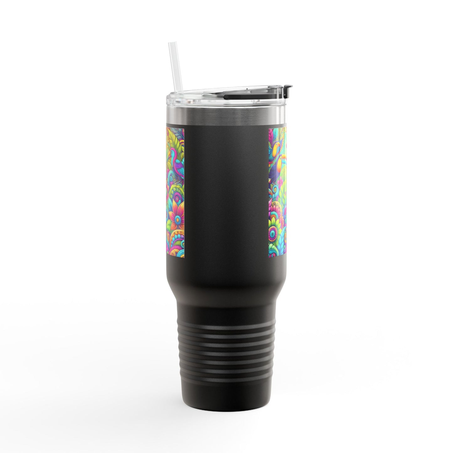 Insulated Travel Mug, 40oz / Rainforest Music - Perfect for Outdoor Adventures