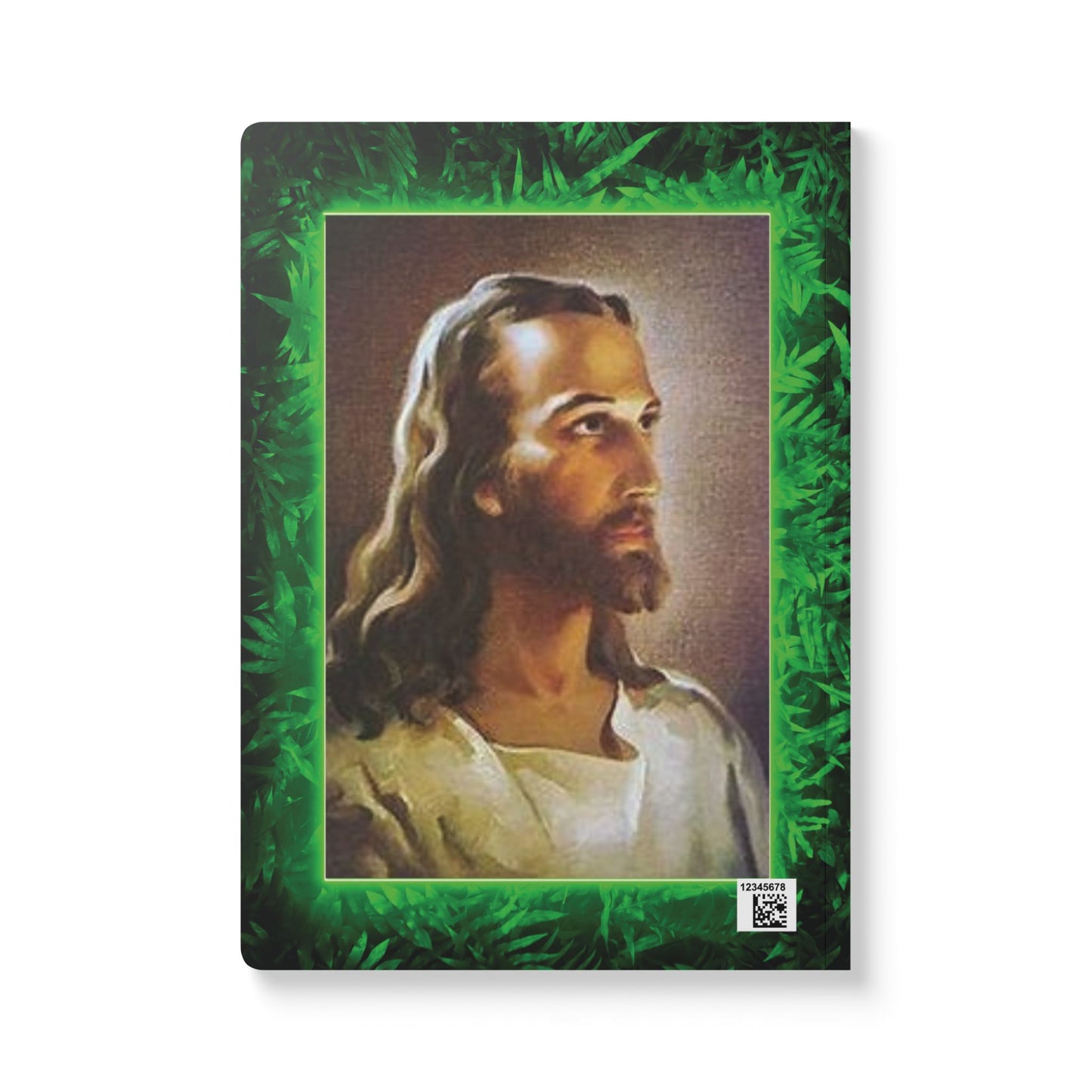 Religious Softcover Journal - Tropical Glow Head of Christ