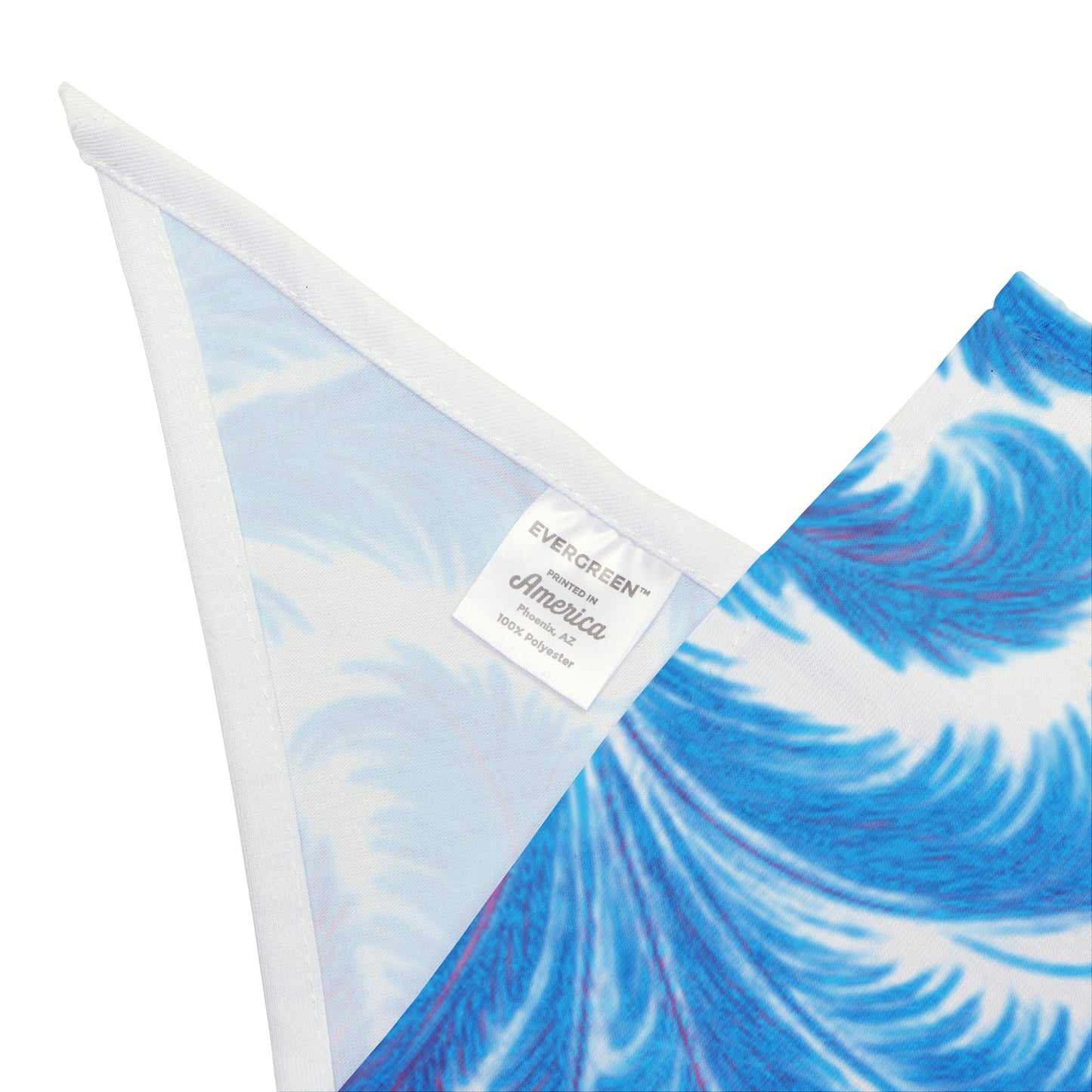 Rocco Blues Pet Bandana, 2 Sizes - Stylish accessory for dogs & cats