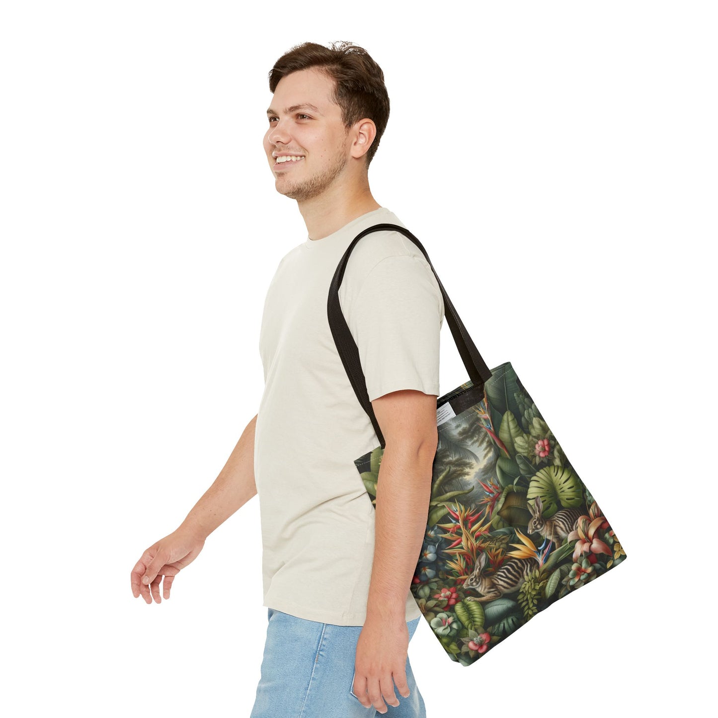 Rainforest Rabbit Outing Tote Bag - 3 Sizes