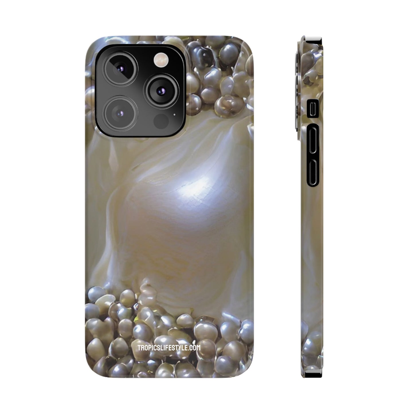 Slim Phone Cases - Natural Pearls Dream