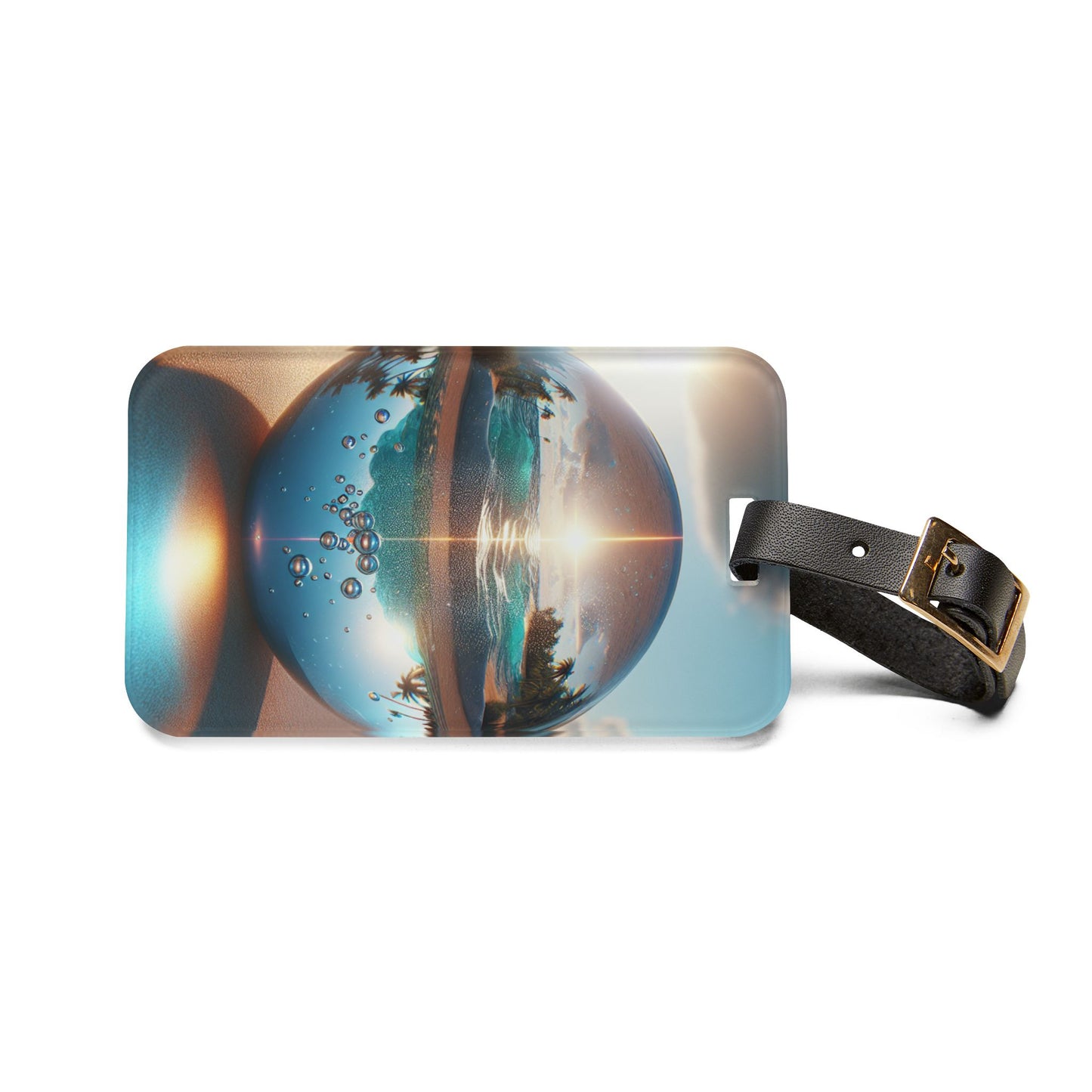 Luggage Tag - Beach Illusion Ball, Smooth Sand