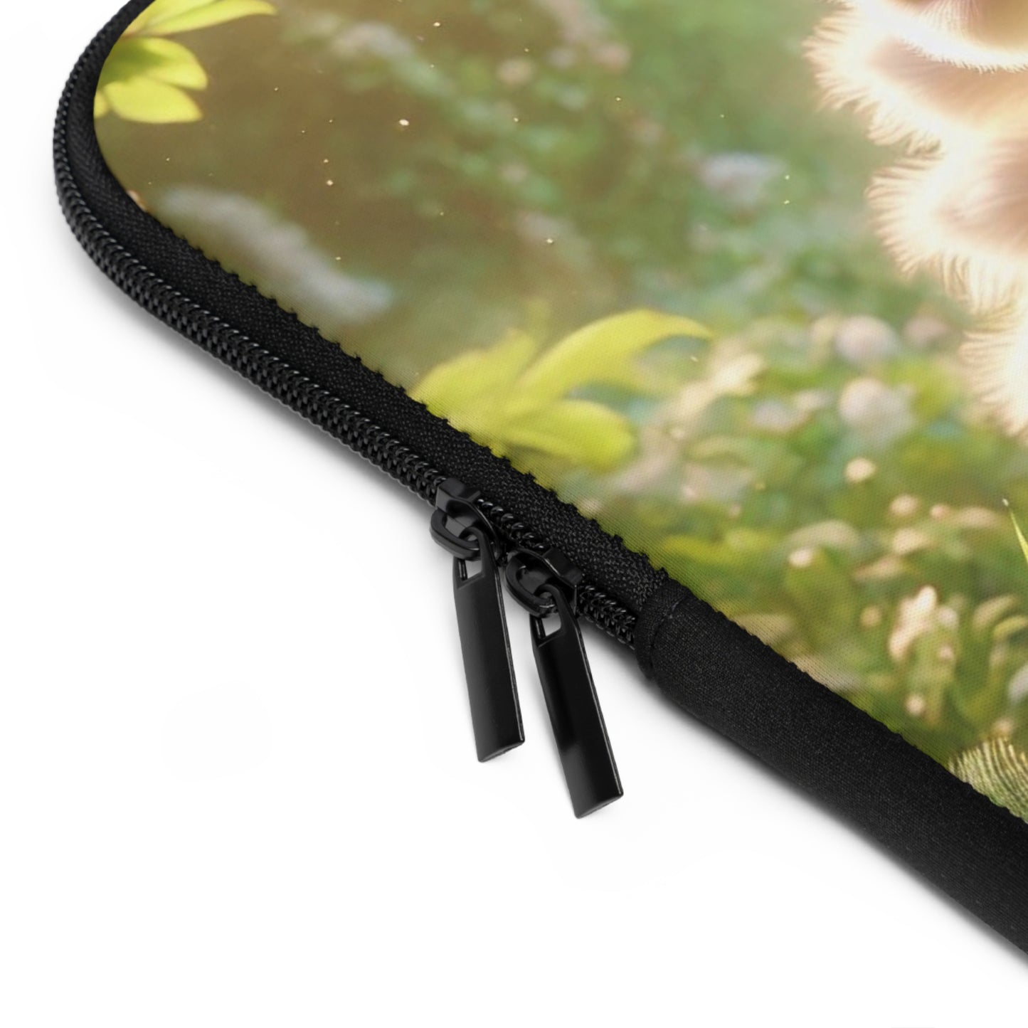 Tropical Laptop Sleeve, 5 Sizes - Perfect for Rainforest Lovers & Students / Baby White Peacock
