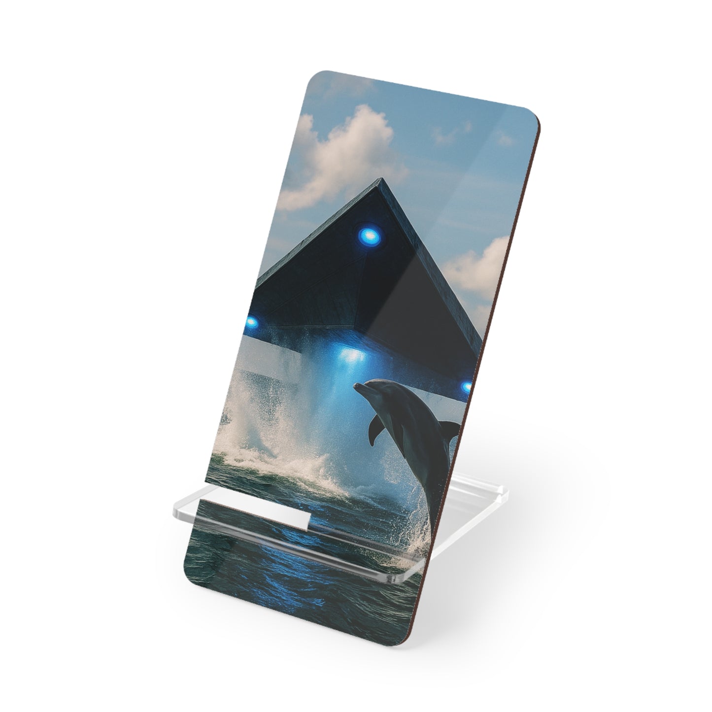 Stylish Smartphone Display Stand - UFO and Dolphin