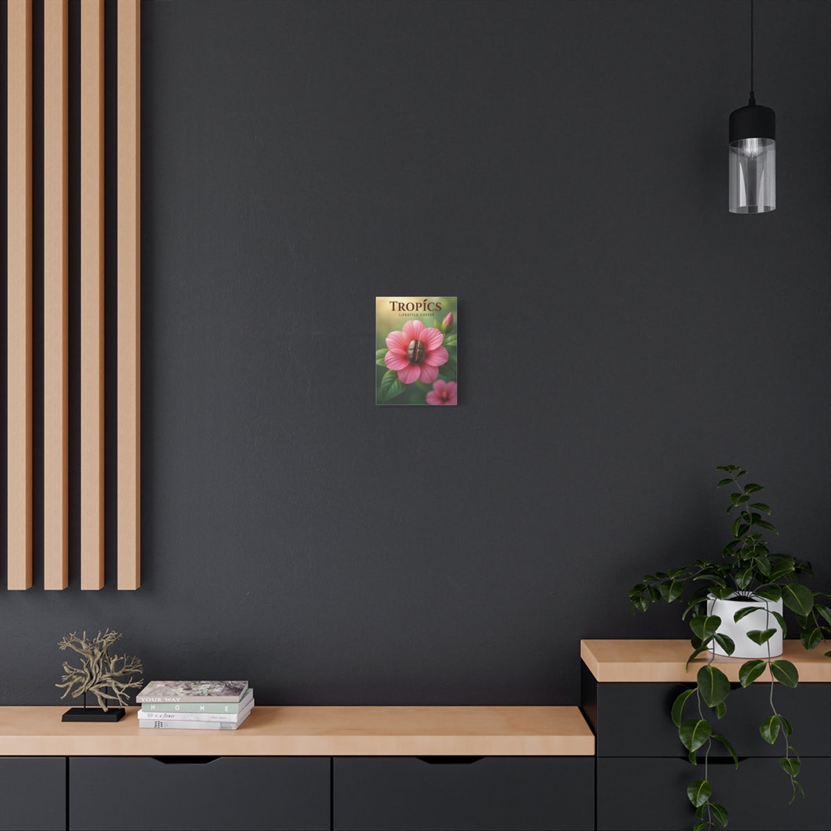 Tropical Matte Canvas ~ Coffee Bloom