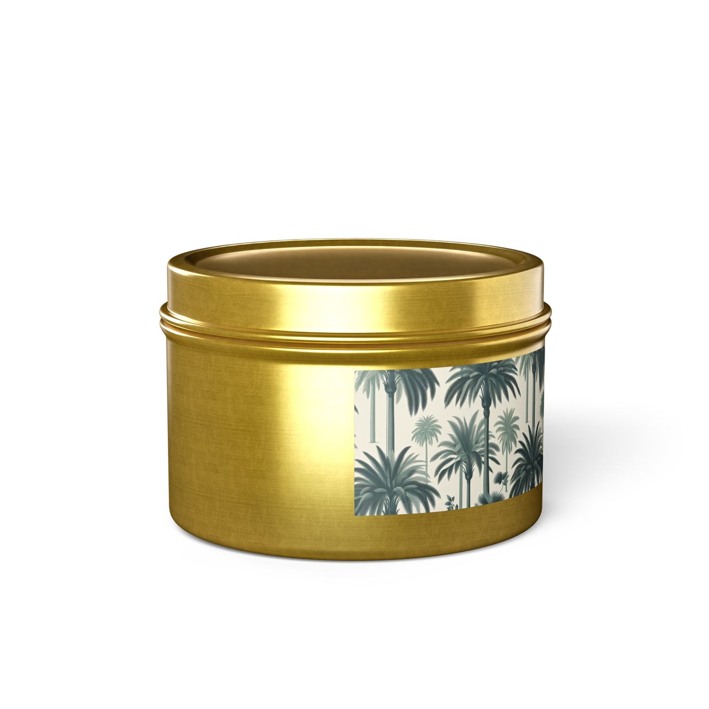 Tin Candles, 2 sizes, 3 tin colors - High Five Palms