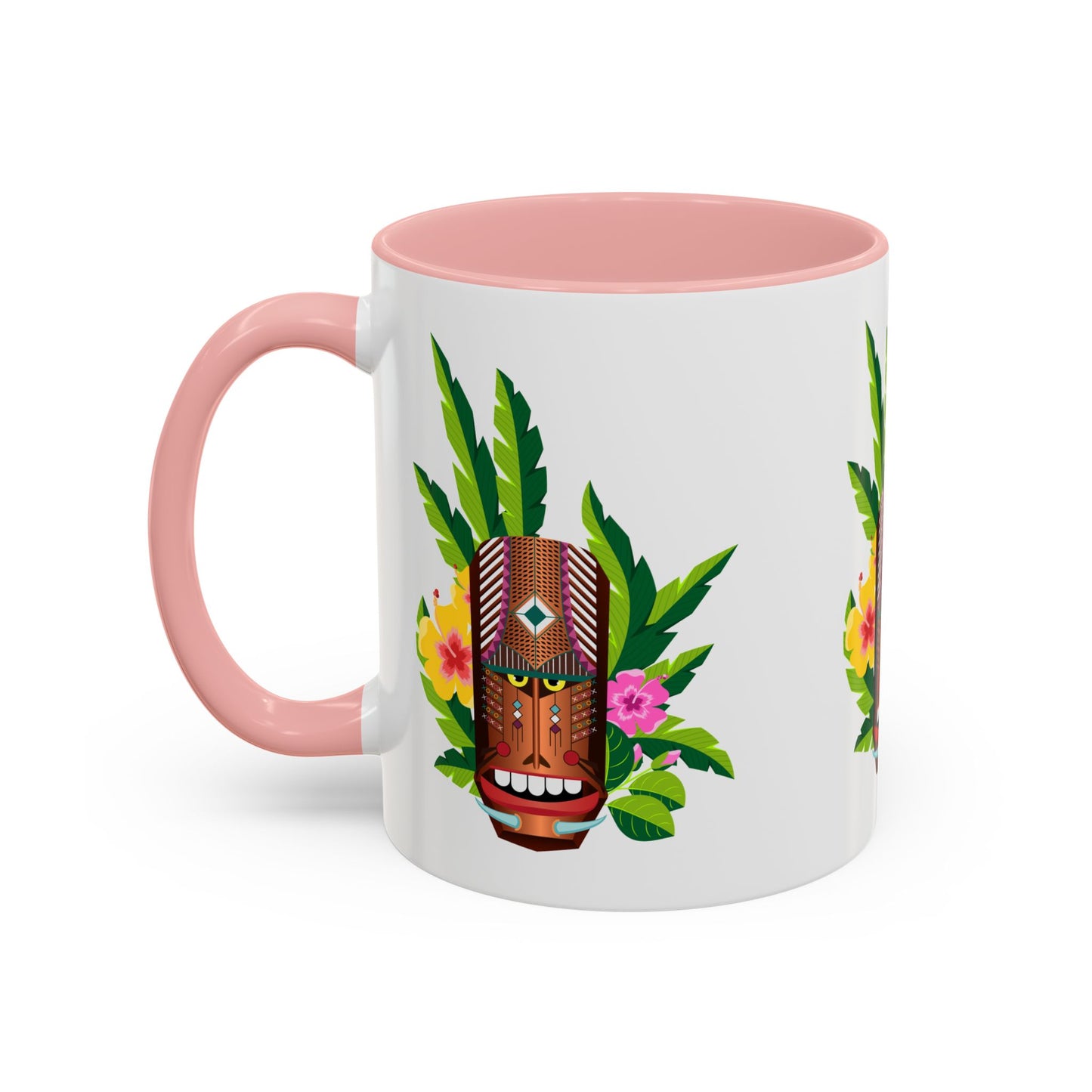 Accent Coffee Mug (11, 15oz), 8 Colors - Tiki Boss Loika