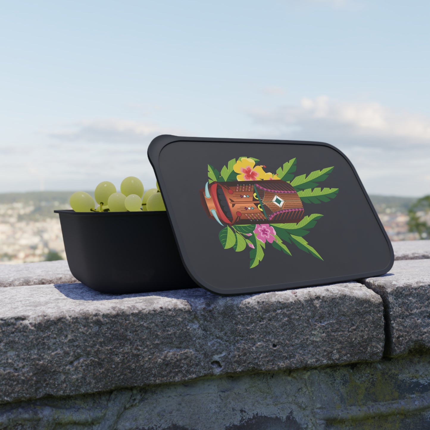 Bento Box with Utensils - Tiki Boss Loika