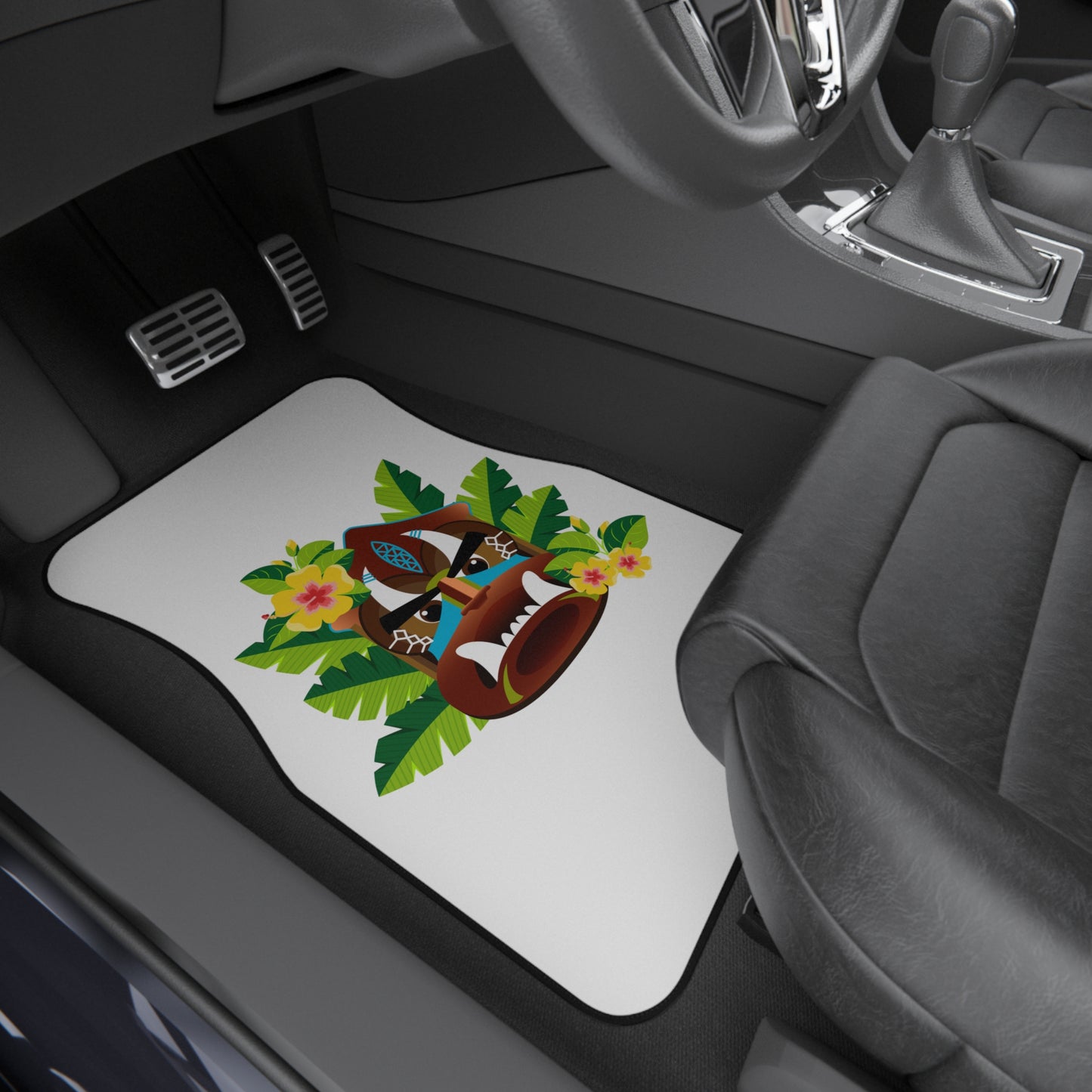 Tropical Tiki Boss Kimo Car Floor Mats - SET of 2