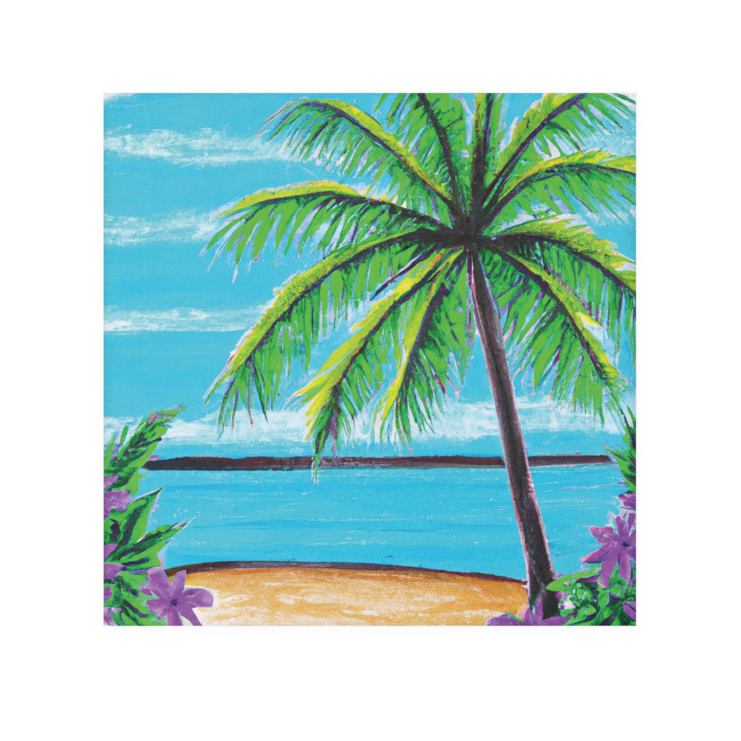 Face Towel - Calm Beach