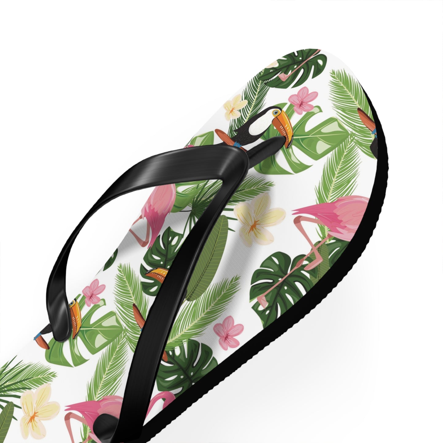 Flip Flops - Toucan and Flamingo Friends