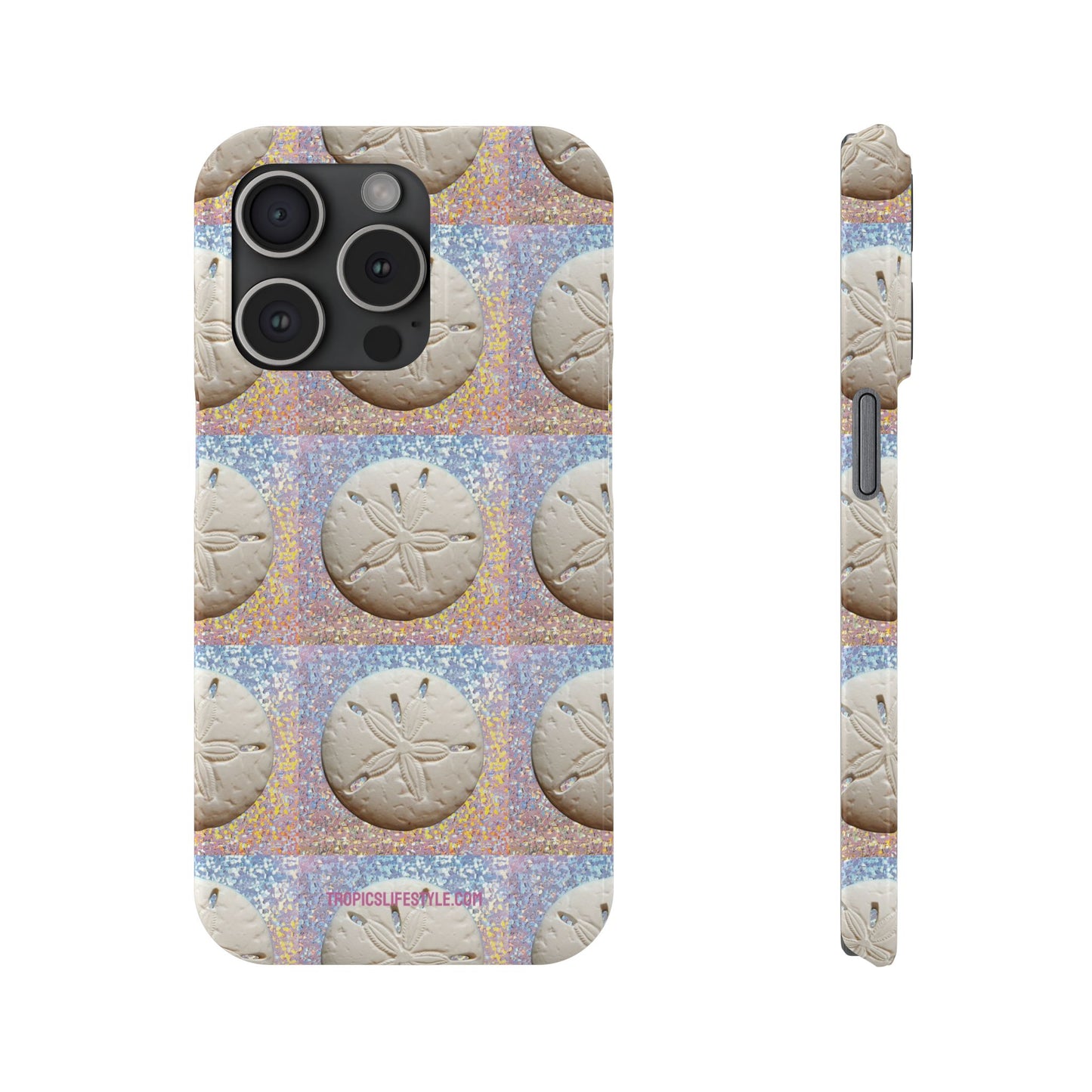 Slim Phone Cases - Disco Sand Dollar