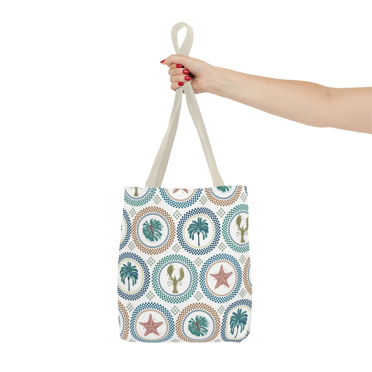 Mosaic Tropi Sealife Tote Bag - 3 Sizes