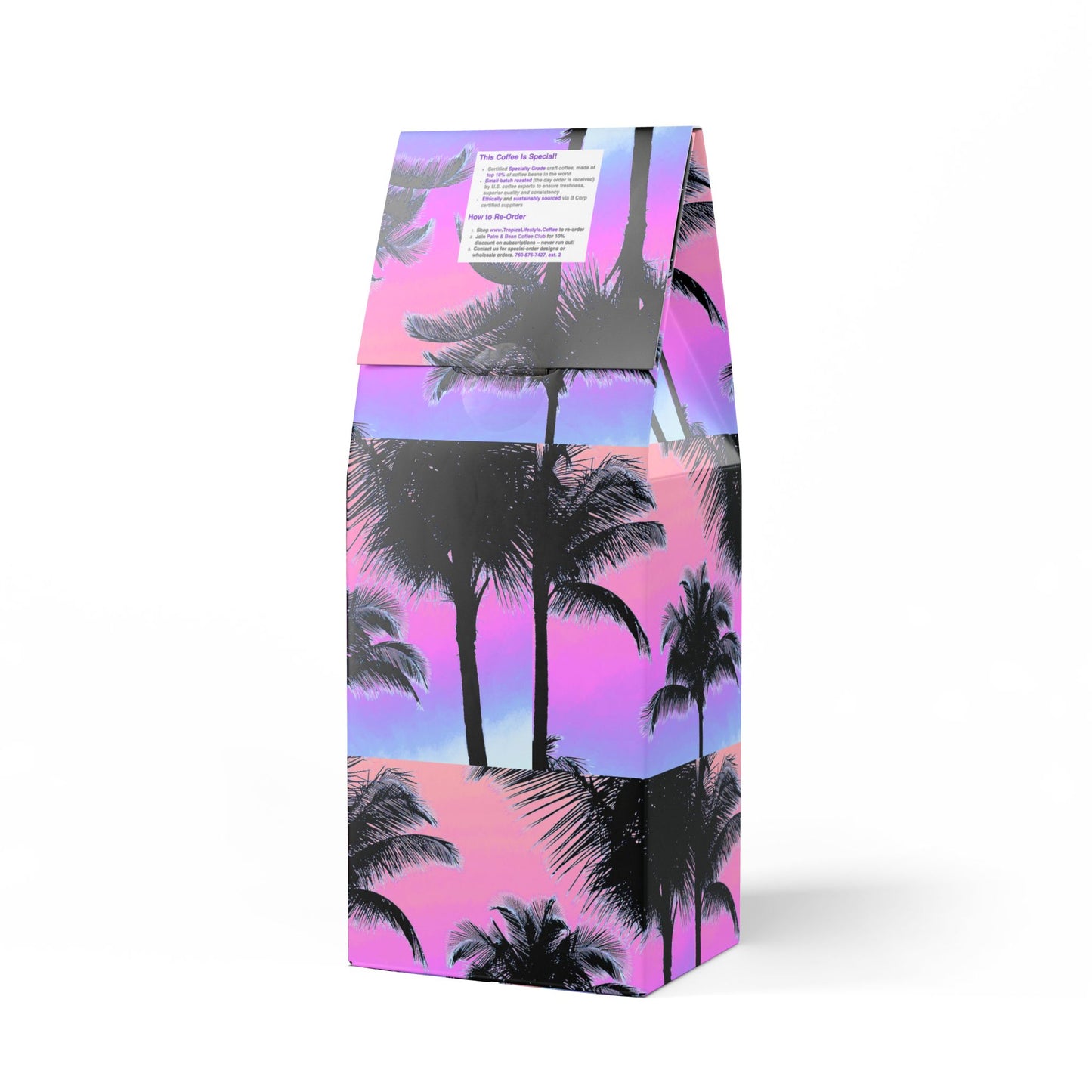 Golden Sands Single Origin™ Coffee (Light-Medium Roast) Specialty Grade / Palm Glow, Pastels