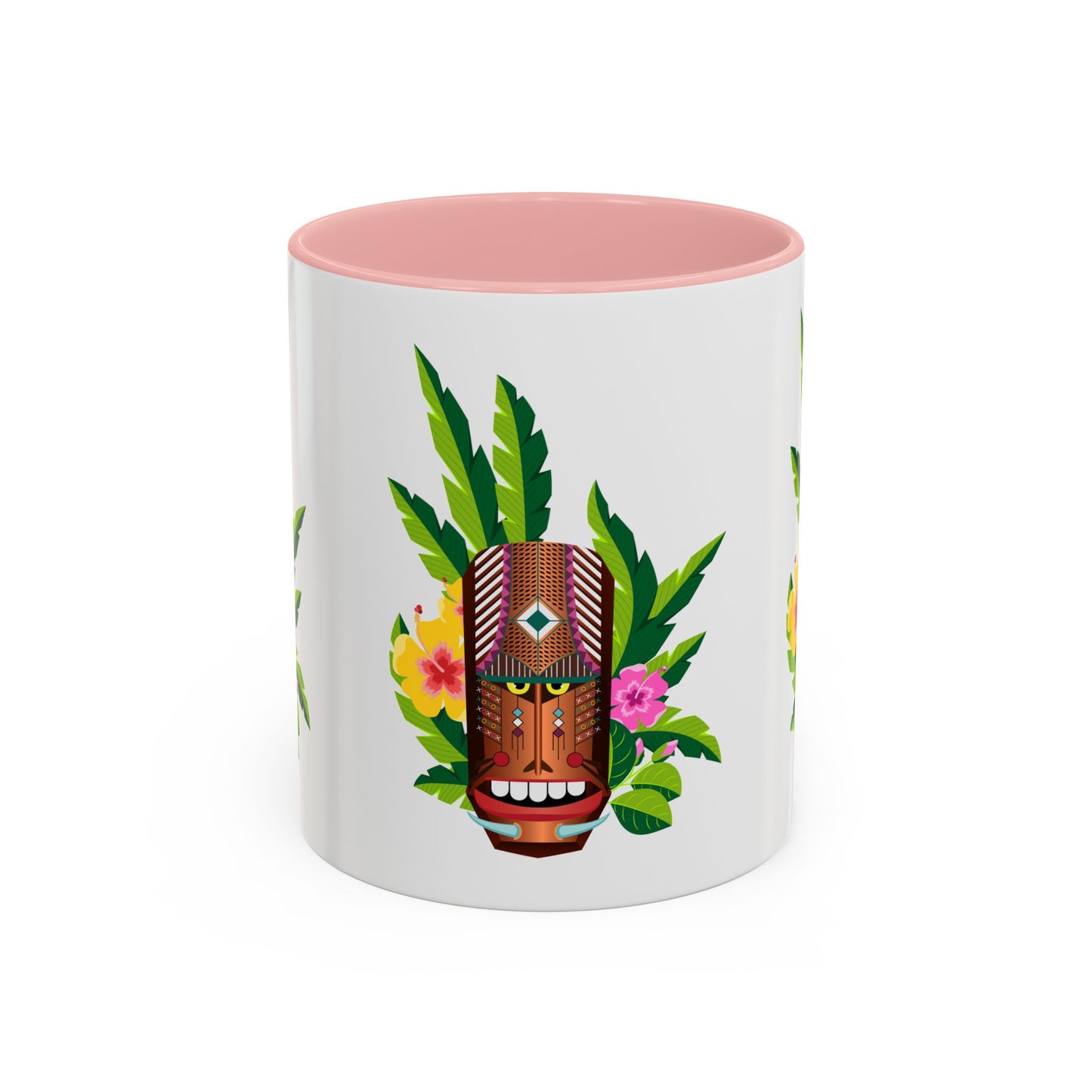 Accent Coffee Mug (11, 15oz), 8 Colors - Tiki Boss Loika