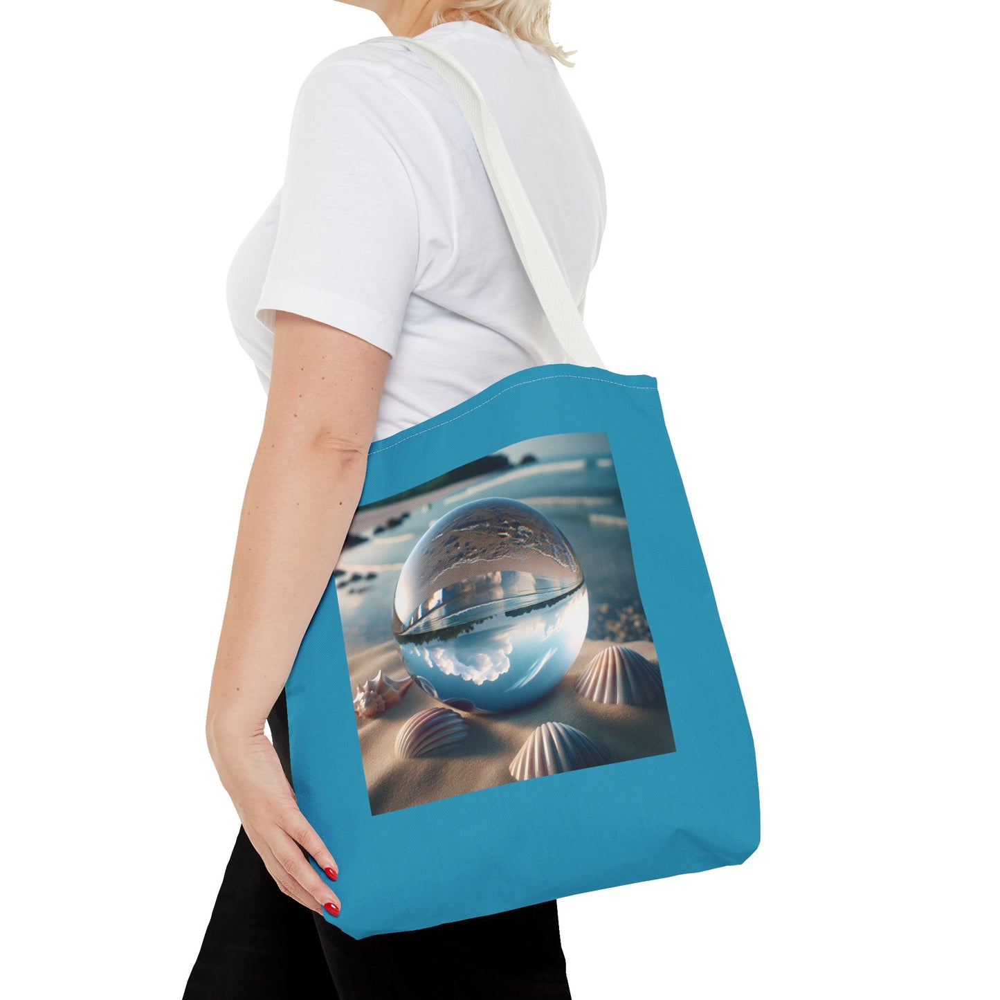 Crystal Ball With Shells Tote Bag - 3 Sizes