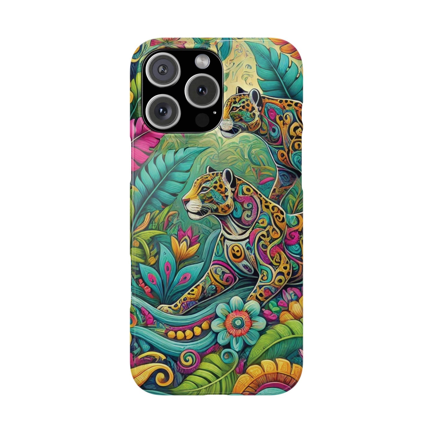 Slim Phone Cases - Jaguar Pop