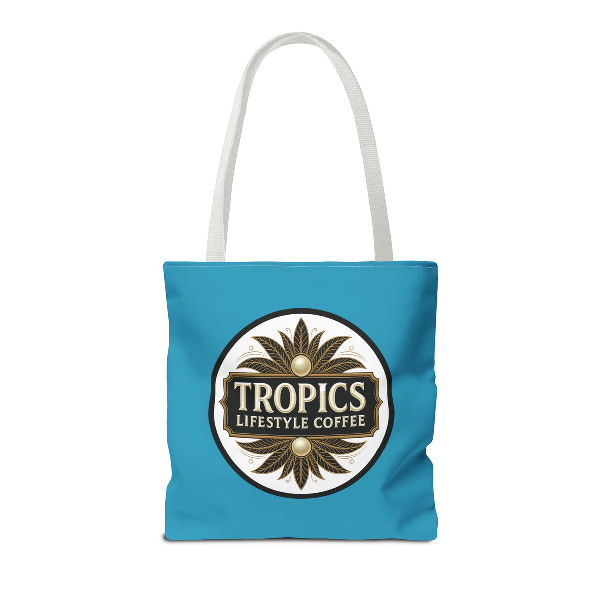 Tropics Lifestyle Coffee Tote Bag - 3 Sizes / Dark Green