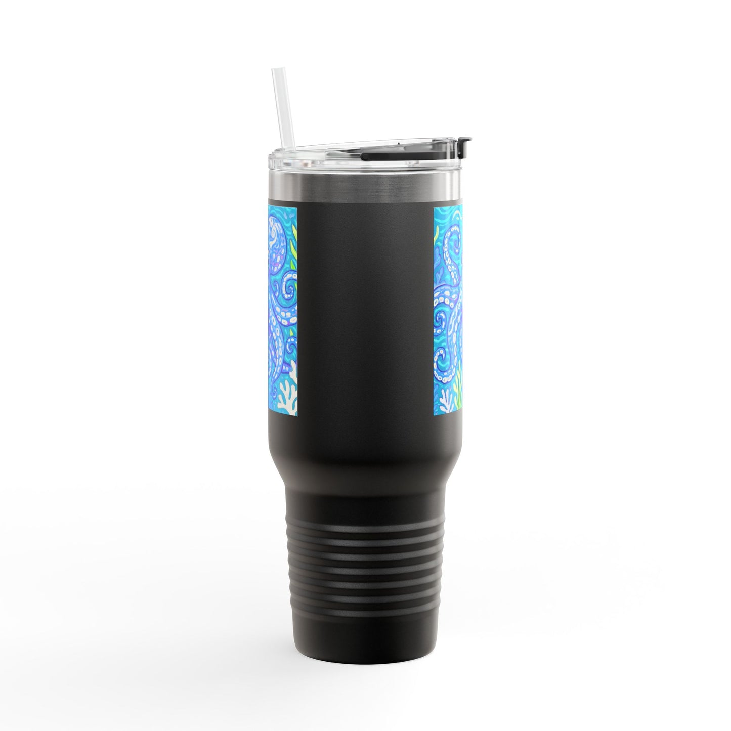 Kraken Joe/Blue Insulated Travel Mug - 40oz - Perfect for Outdoor Adventures
