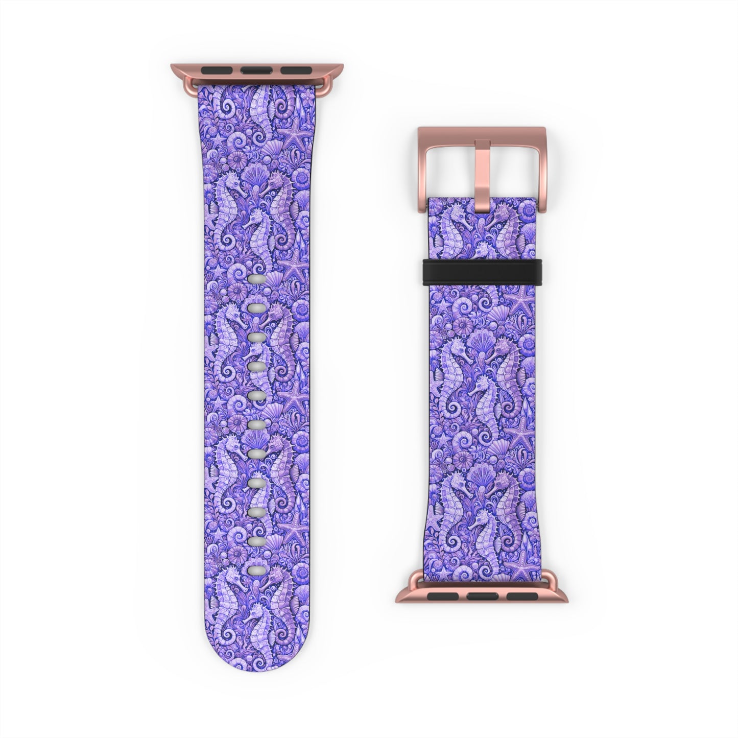 Apple Watch Band - Tropical Seahorse Trio, Amethyst