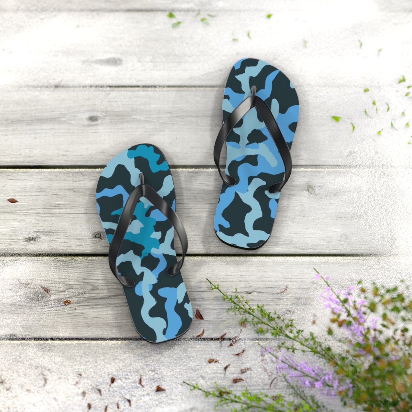 Flip Flops - Coral Threads/Blue