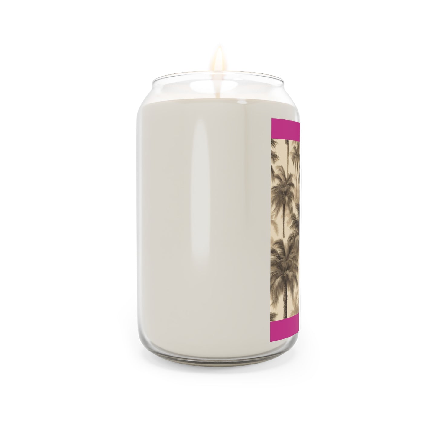 Scented Candle, 13.75oz - Lisa's Fluffy Palms, pink