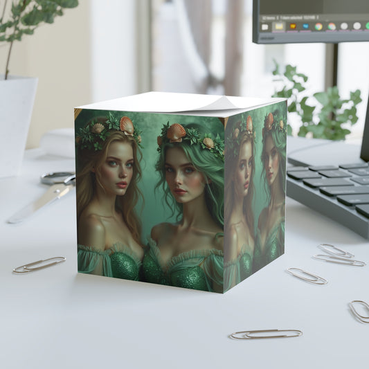 Note Cube - Mermaid Princesses