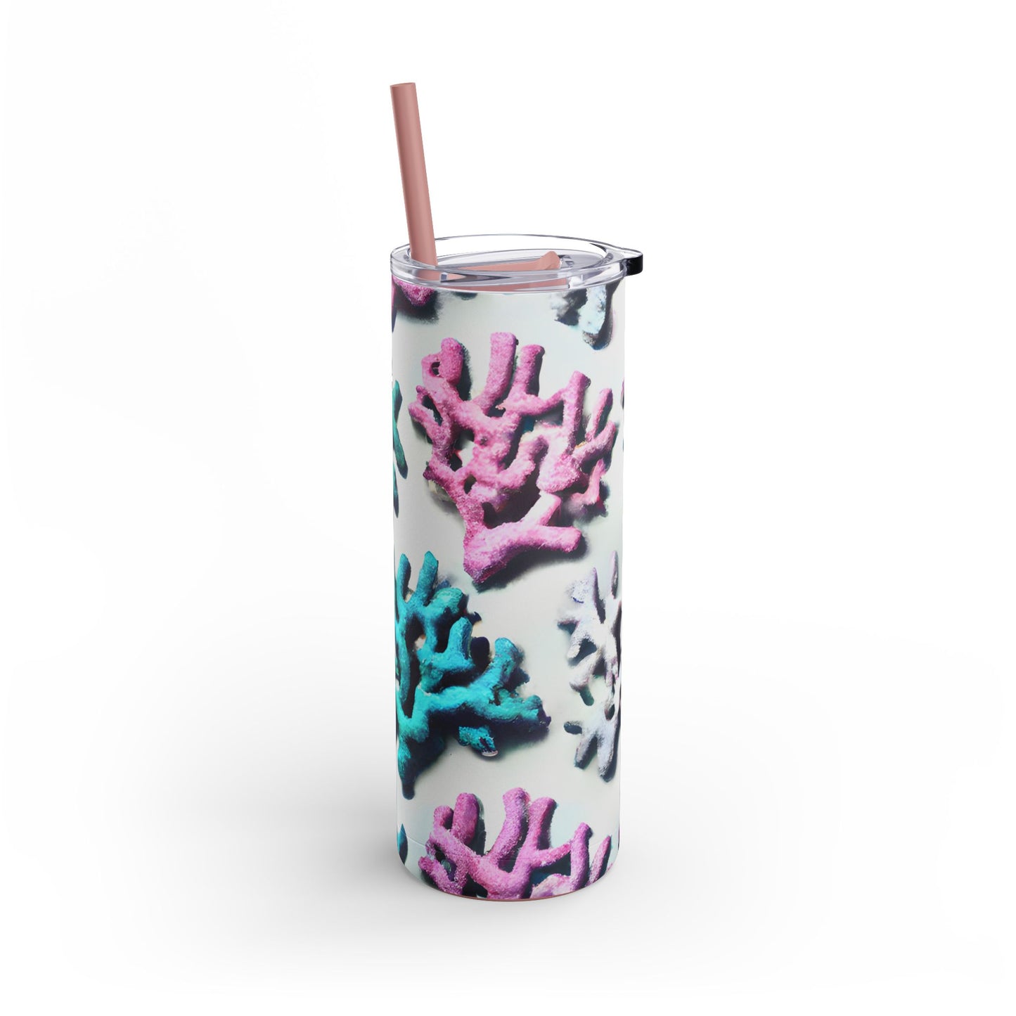20oz Matte Tumbler, 7 Colors - Stylish Travel Cup - Corals Pastels