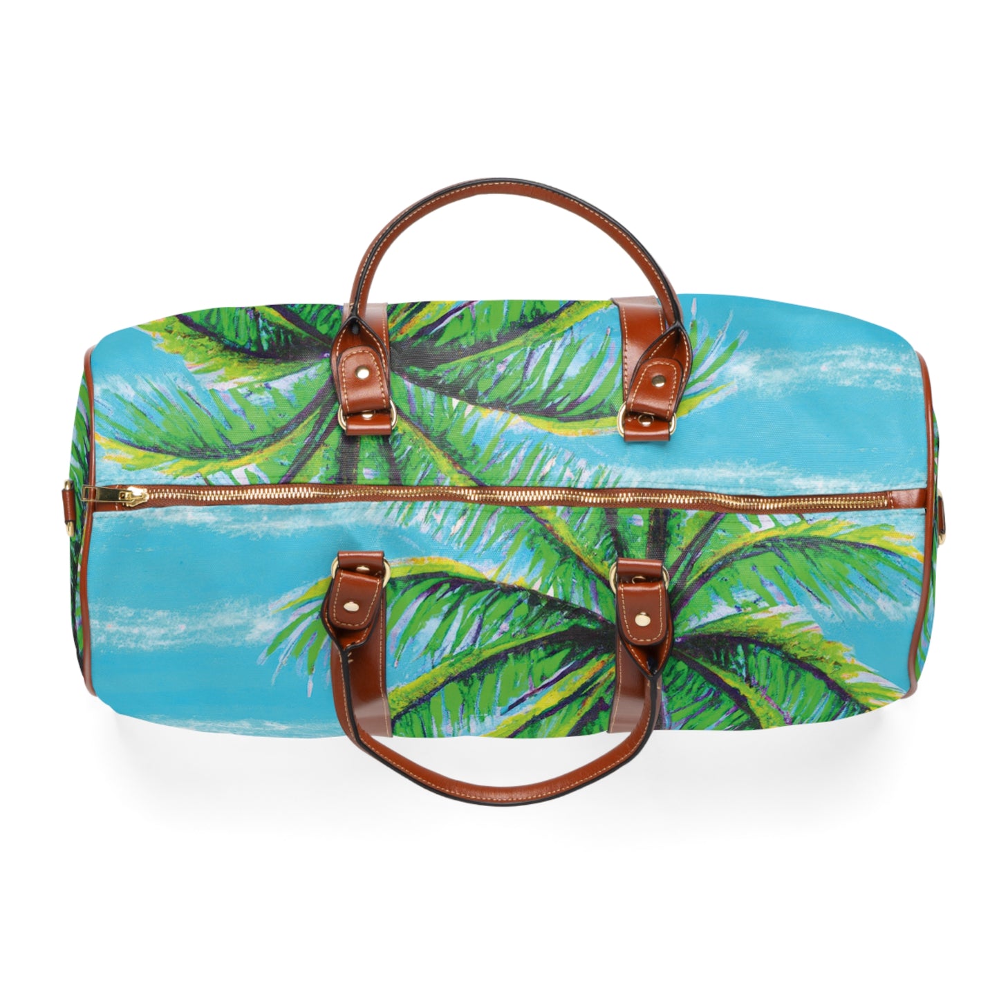 Tropical Waterproof Travel Bag - Perfect for Beach Getaways / Calm Beach