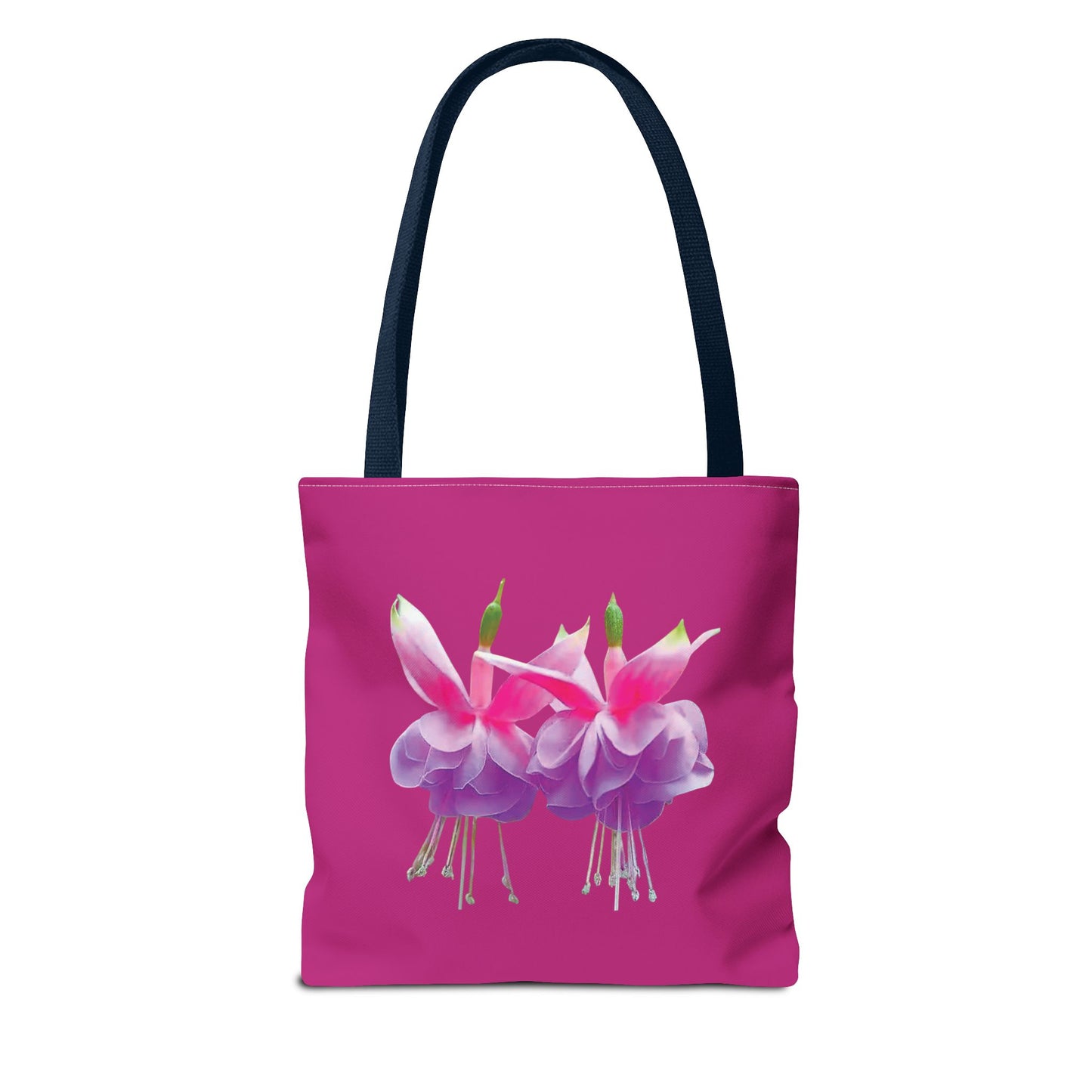 Tropical Real Two Fuchsias/Pink Tote Bag - 3 Sizes