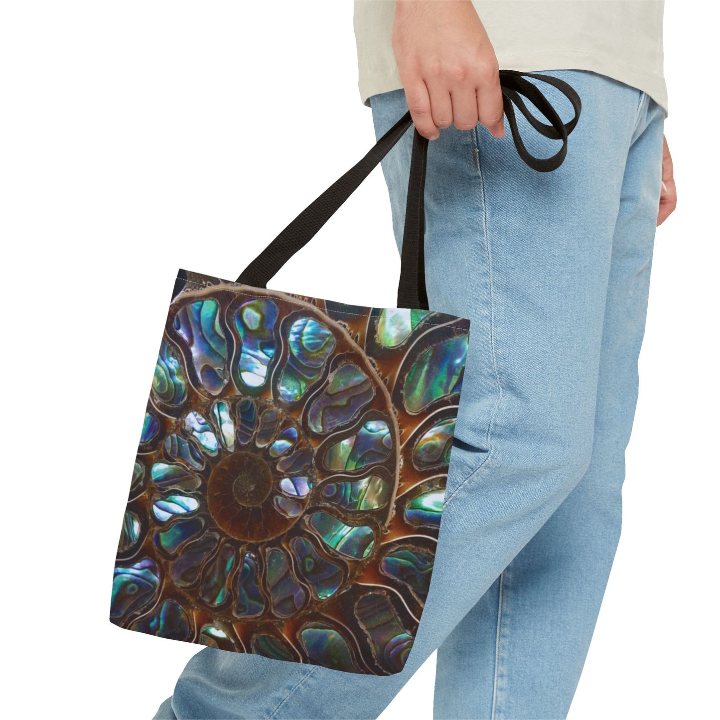 Ammonite & Abalone Shells Tote Bag - 3 Sizes