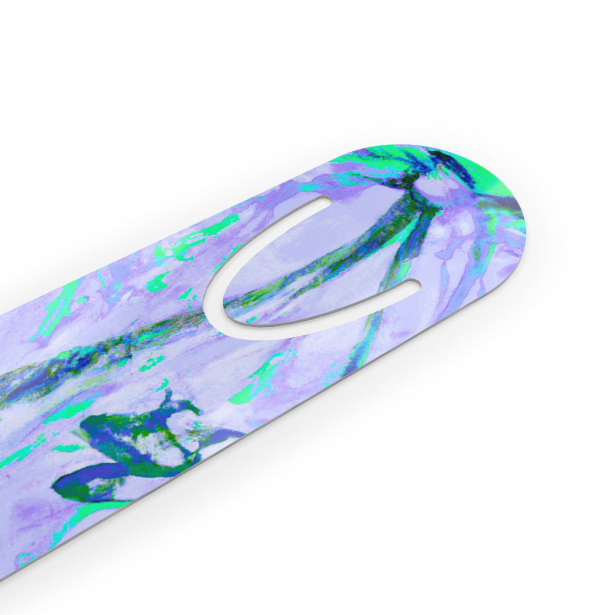 Bookmark - Aluminum, Tropical Doodles/Lilac