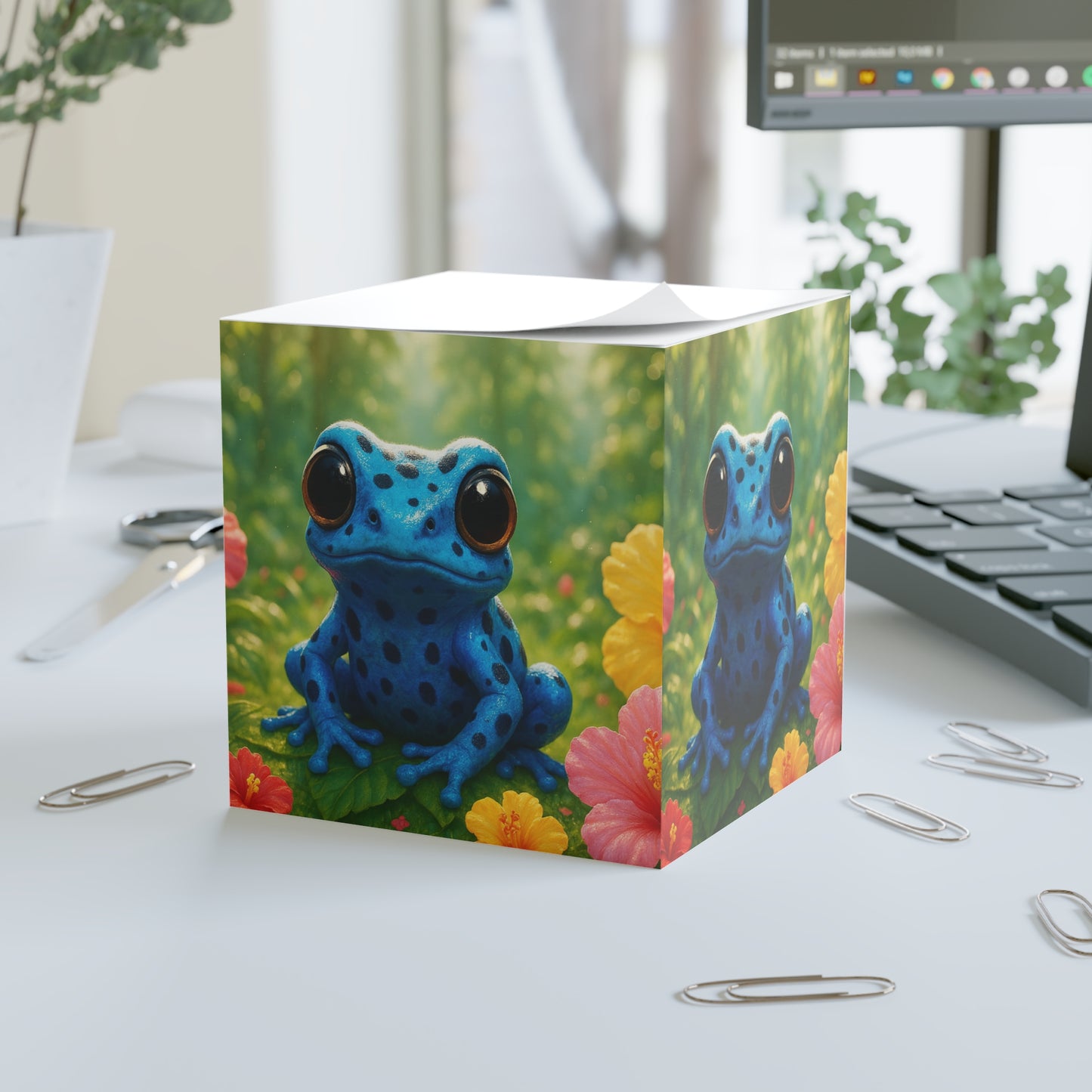 Note Cube - Baby Tree Frog