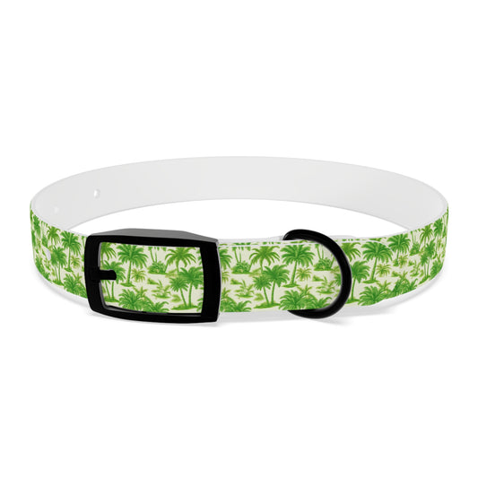 Dog Collar - Playful Palms Toile