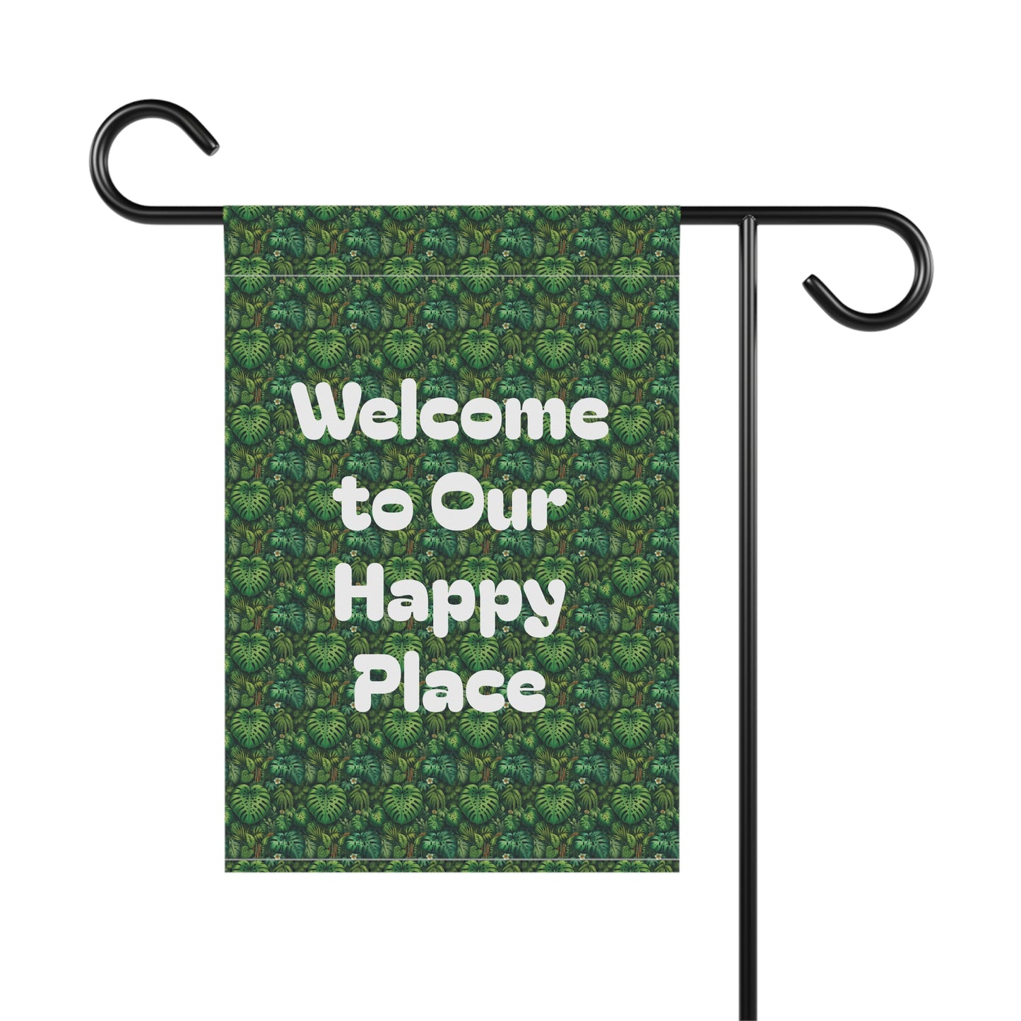 Tropical Garden Flag  - Perfect for Outdoor Decor / Welcome to Our Paradise
