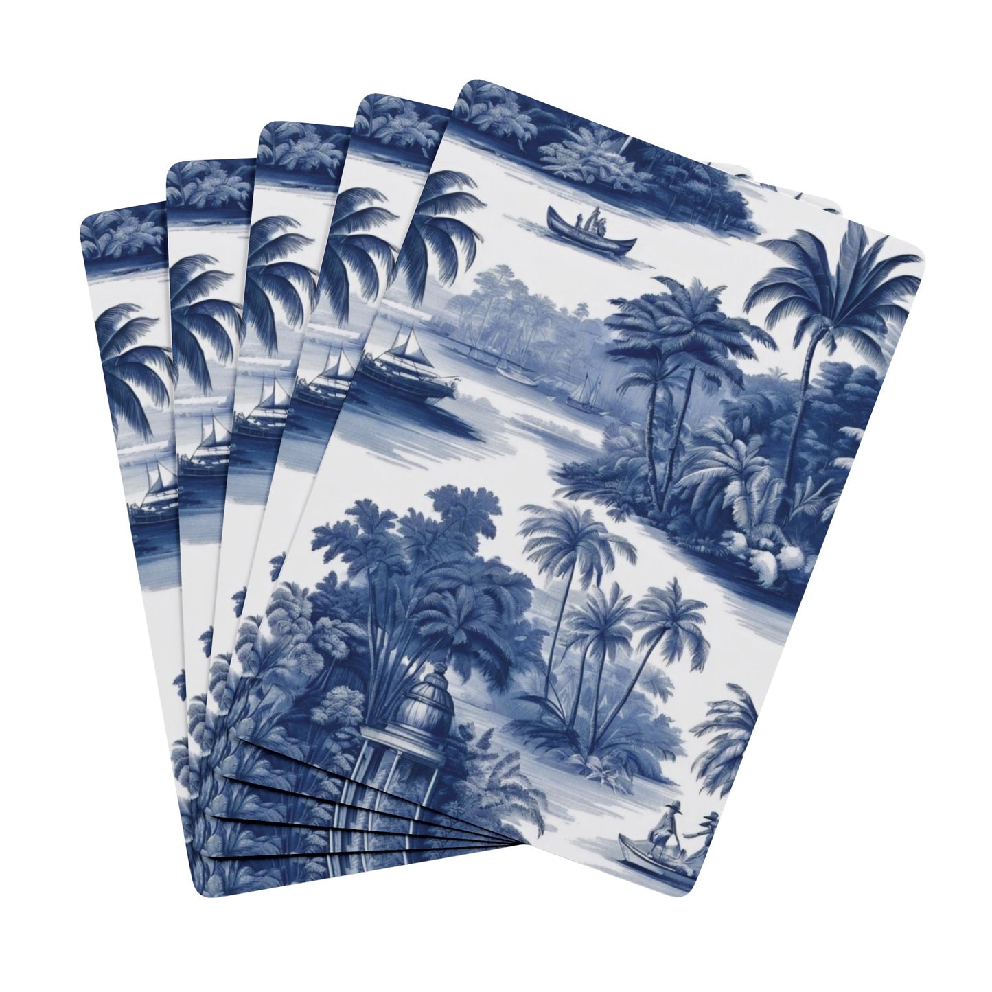Poker Playing Cards - My Last Voyage Toile Design