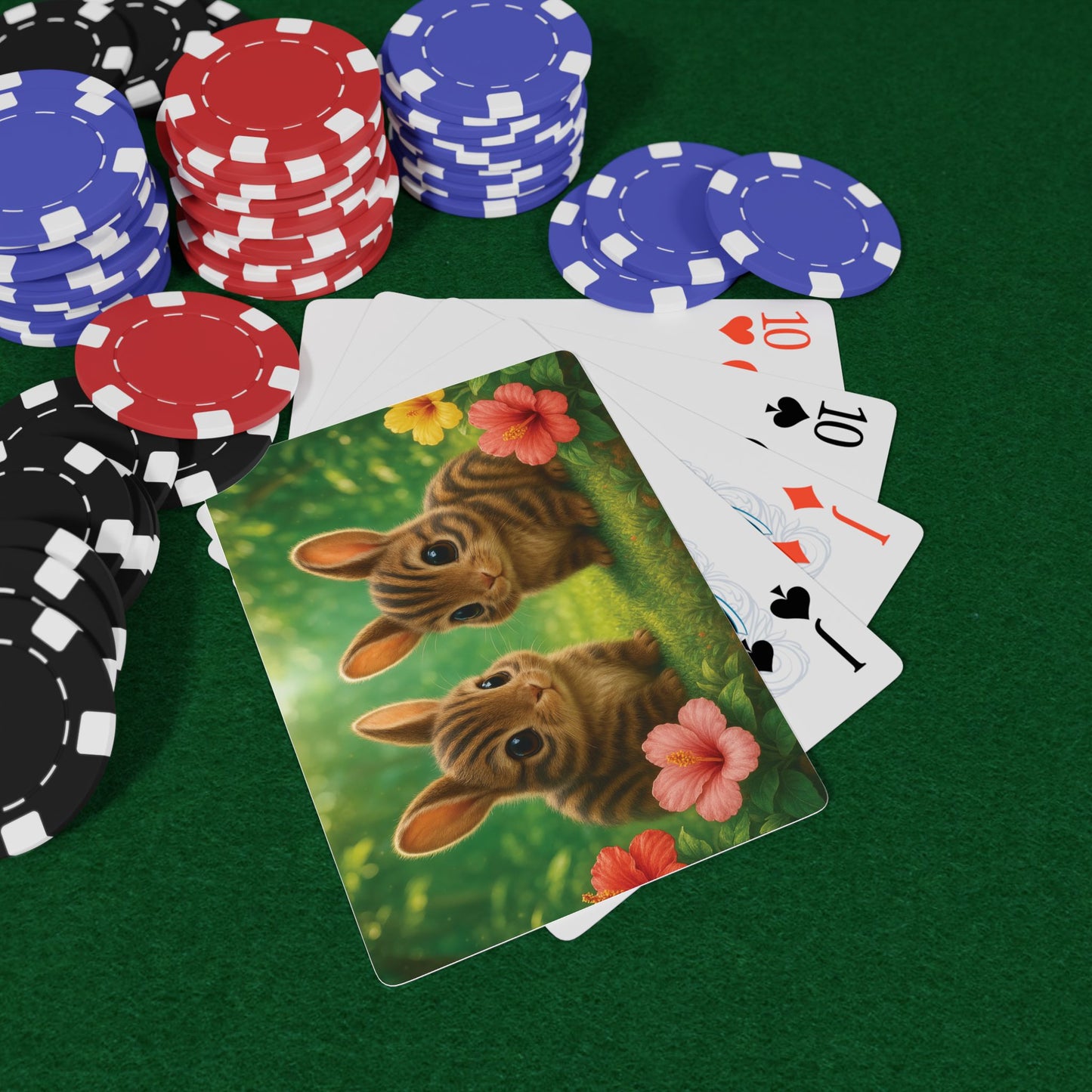 Poker Playing Cards - Baby Sumatran Rabbits