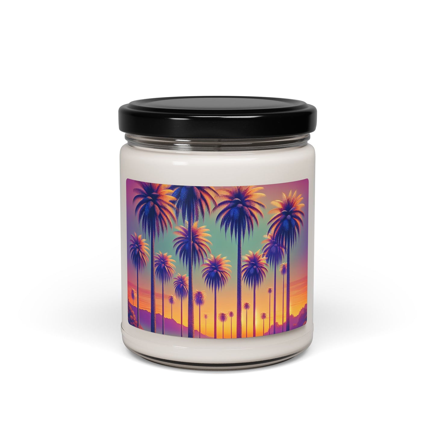 Scented Soy Candle, 9oz, Sunset Palms