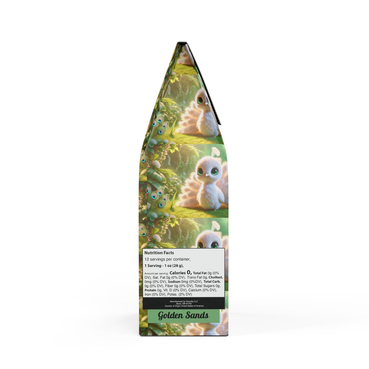 Golden Sands Single Origin™ Coffee (Light-Medium Roast) Specialty Grade / Baby White Peacock