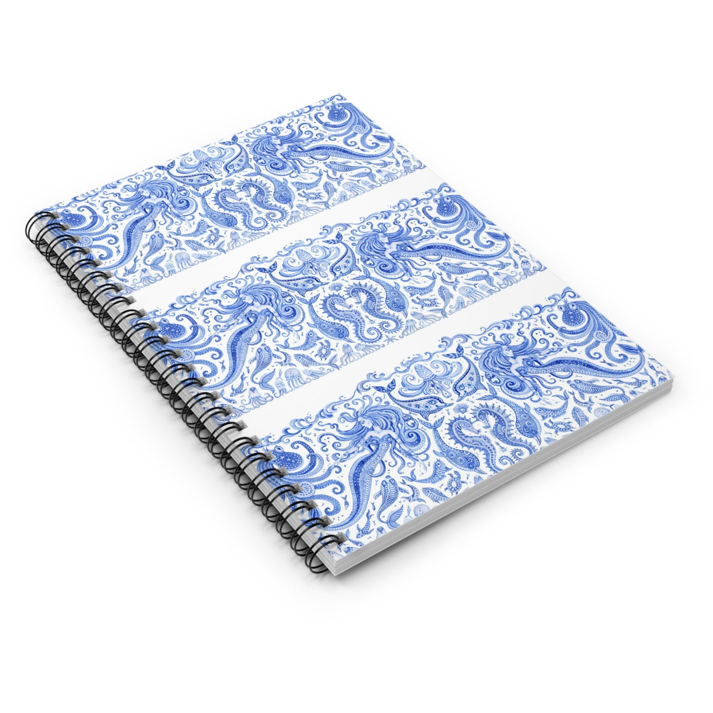 Spiral Notebook - Mermaid Kingdom, Blue