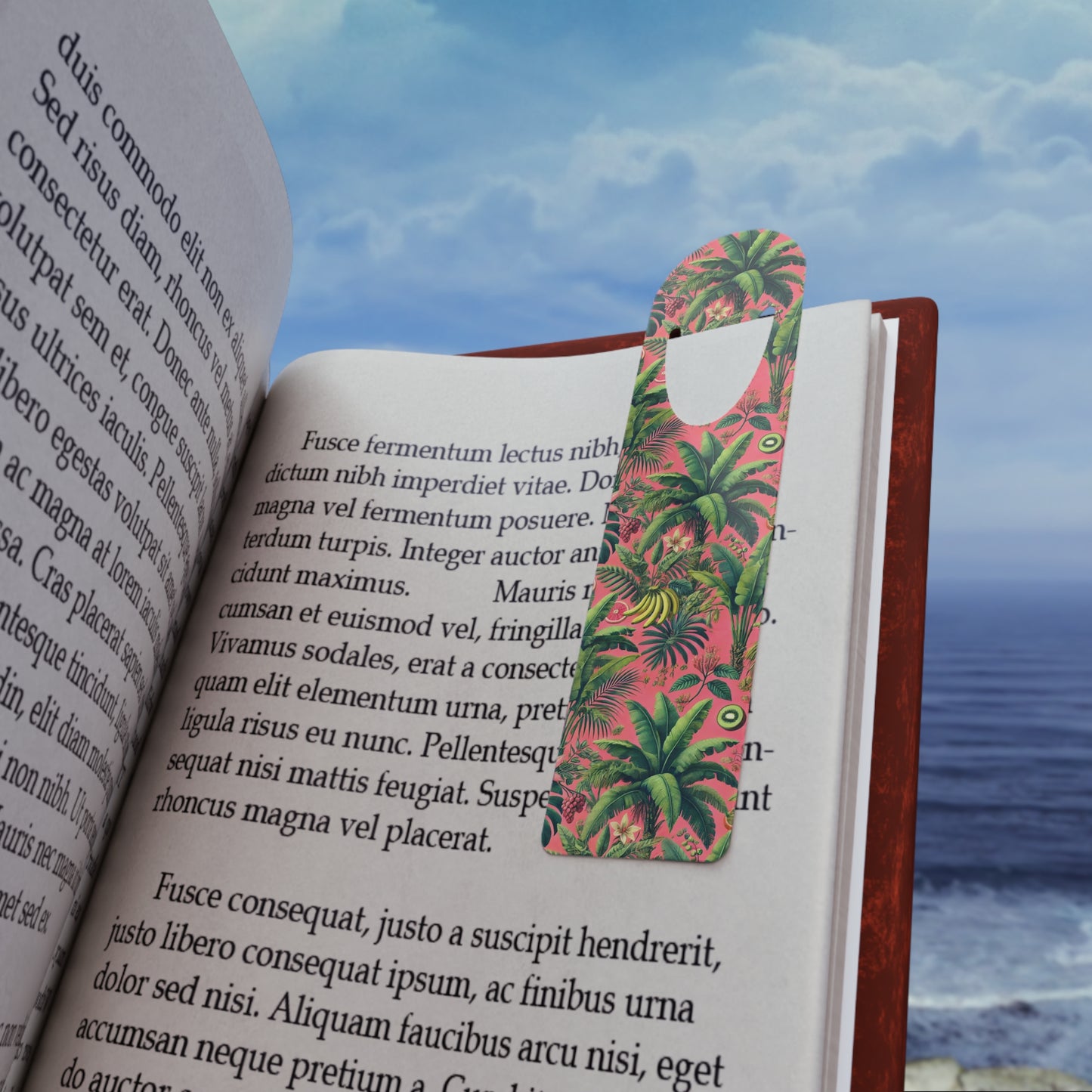 Bookmark - Aluminum, More Tropical Fruit/Coral