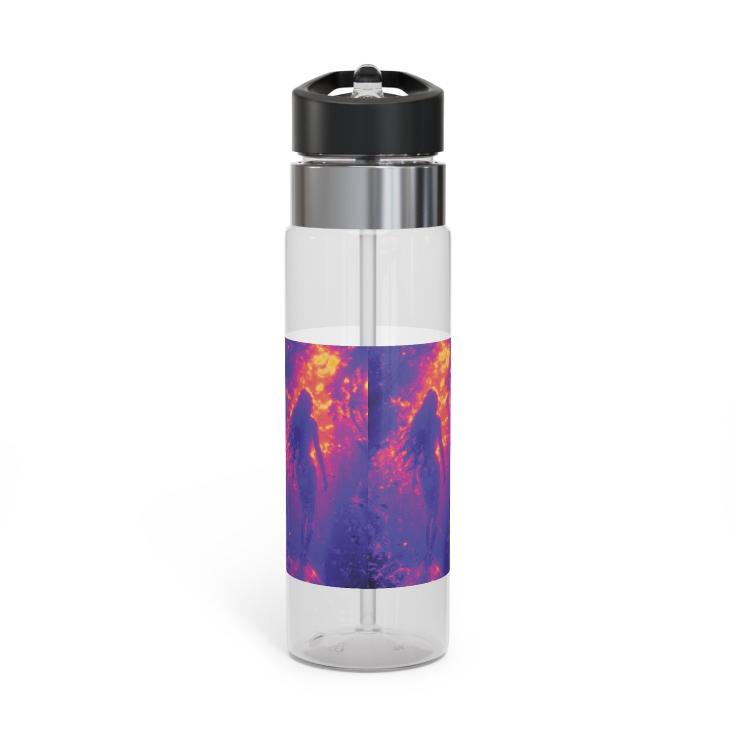 Tropical 20oz Tritan Sport Water Bottle -  Leakproof, Lightweight, BPA-Free / Solo Mermaid, Pop
