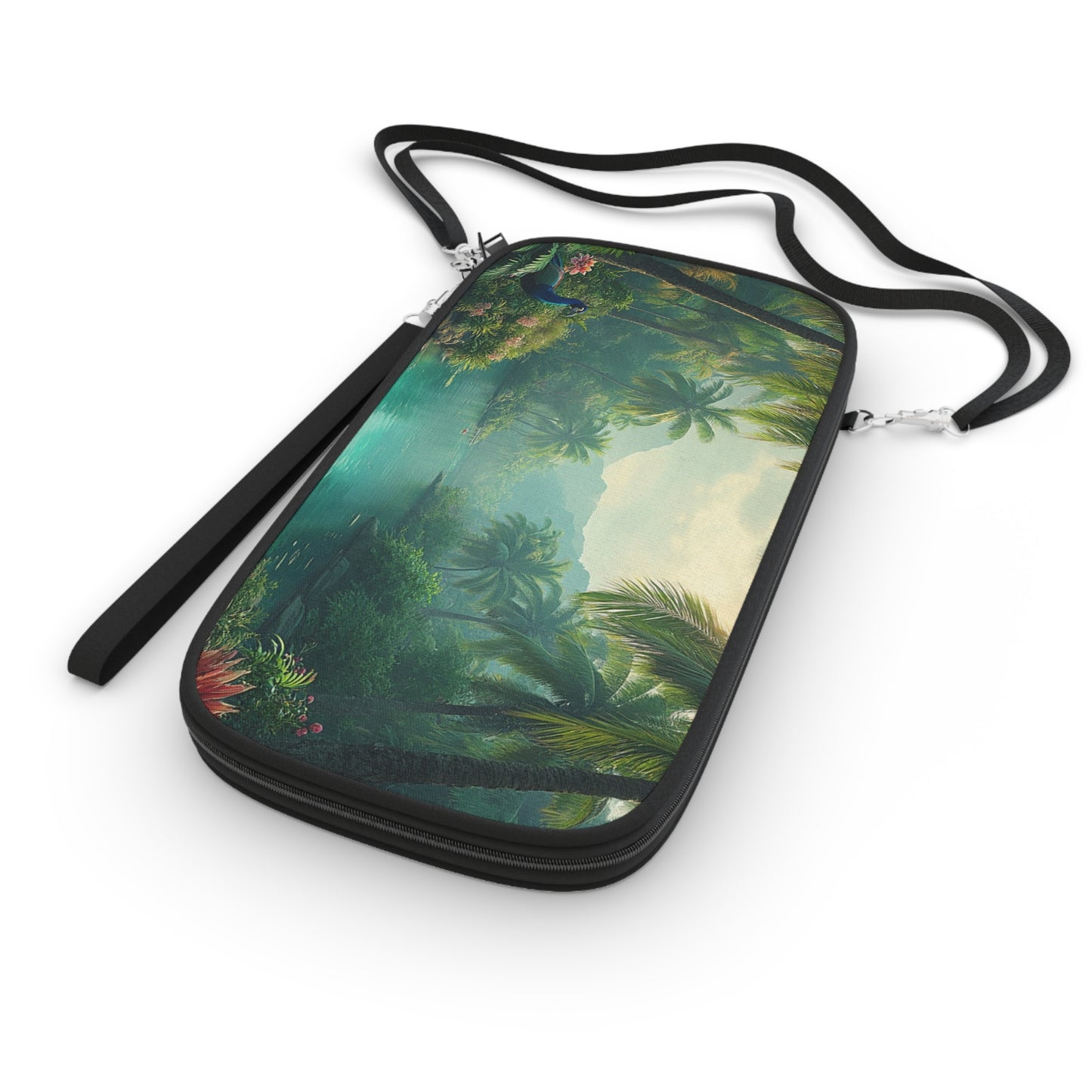 Passport Wallet – Perfect for Travelers & Adventurers / Resting Peacock