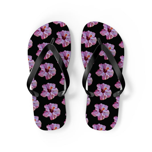 Flops - Purple Hibiscus/Black
