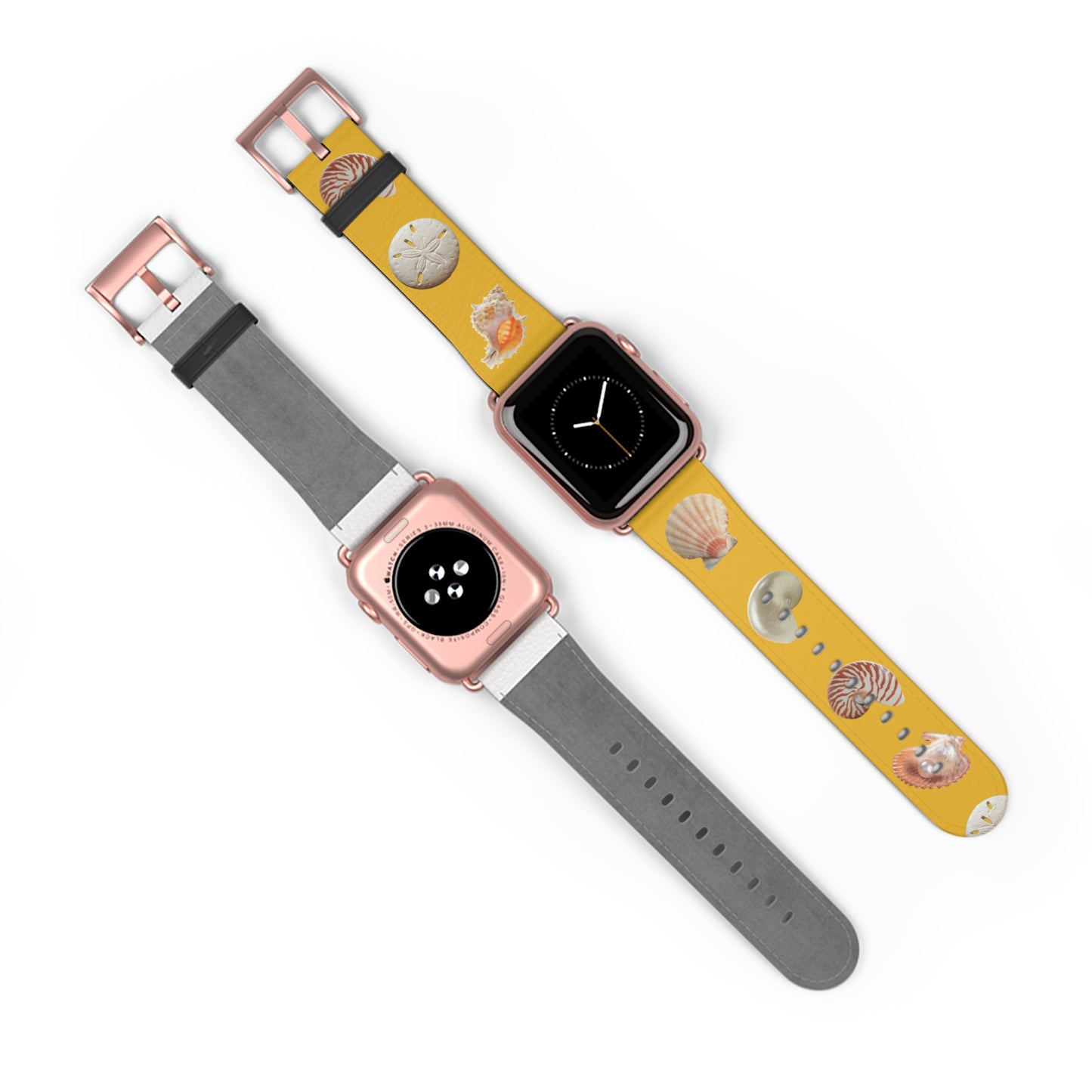 Apple Watch Band - Mixed REAL Seashells/Yellow
